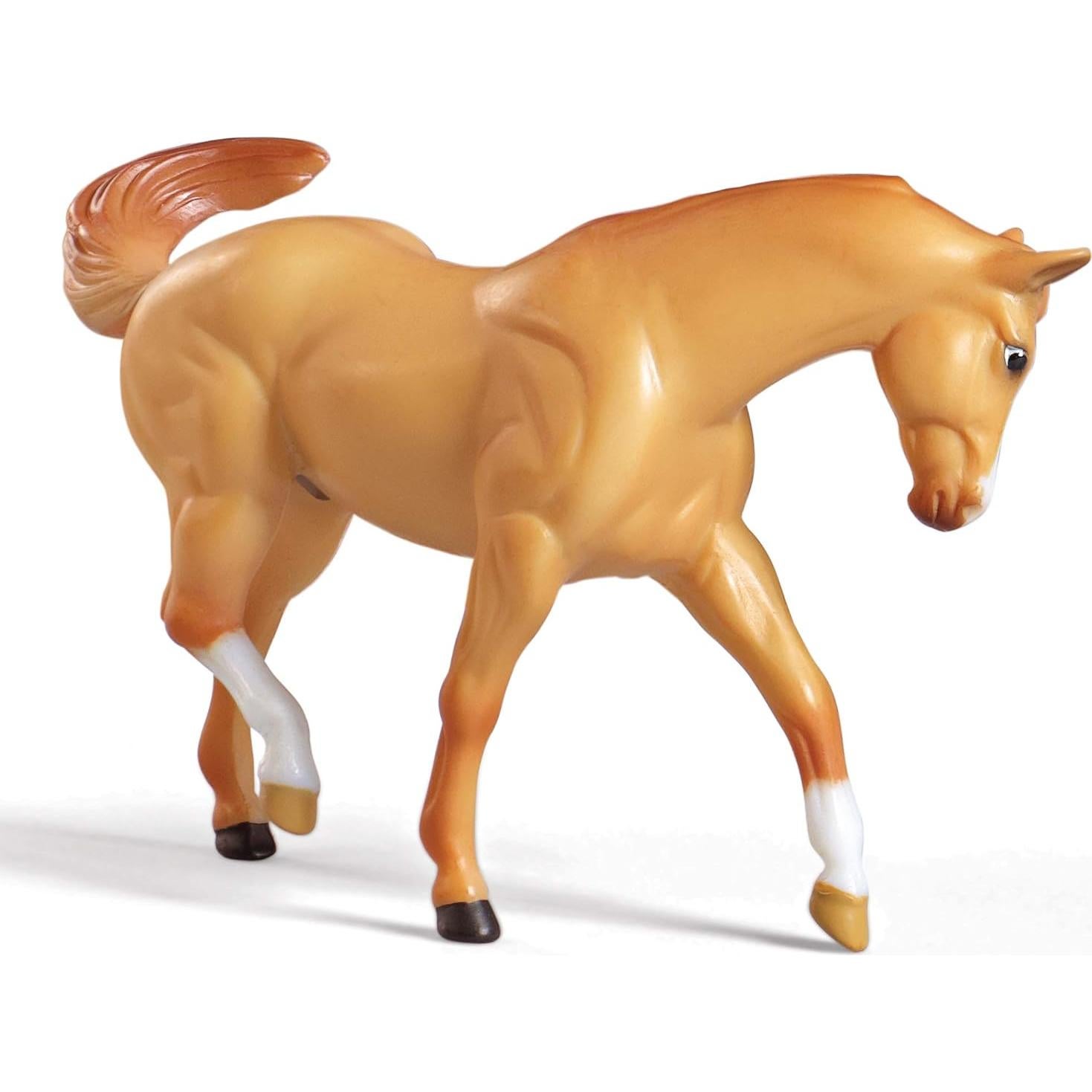 Set de Establo Rojo Breyer Stablemates con 2 Caballos y Accesorios