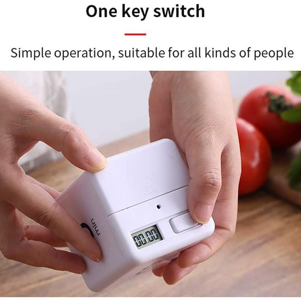 Temporizador de Cocina JOYIT Cubo 1-3-5-10 Minutos Silencioso