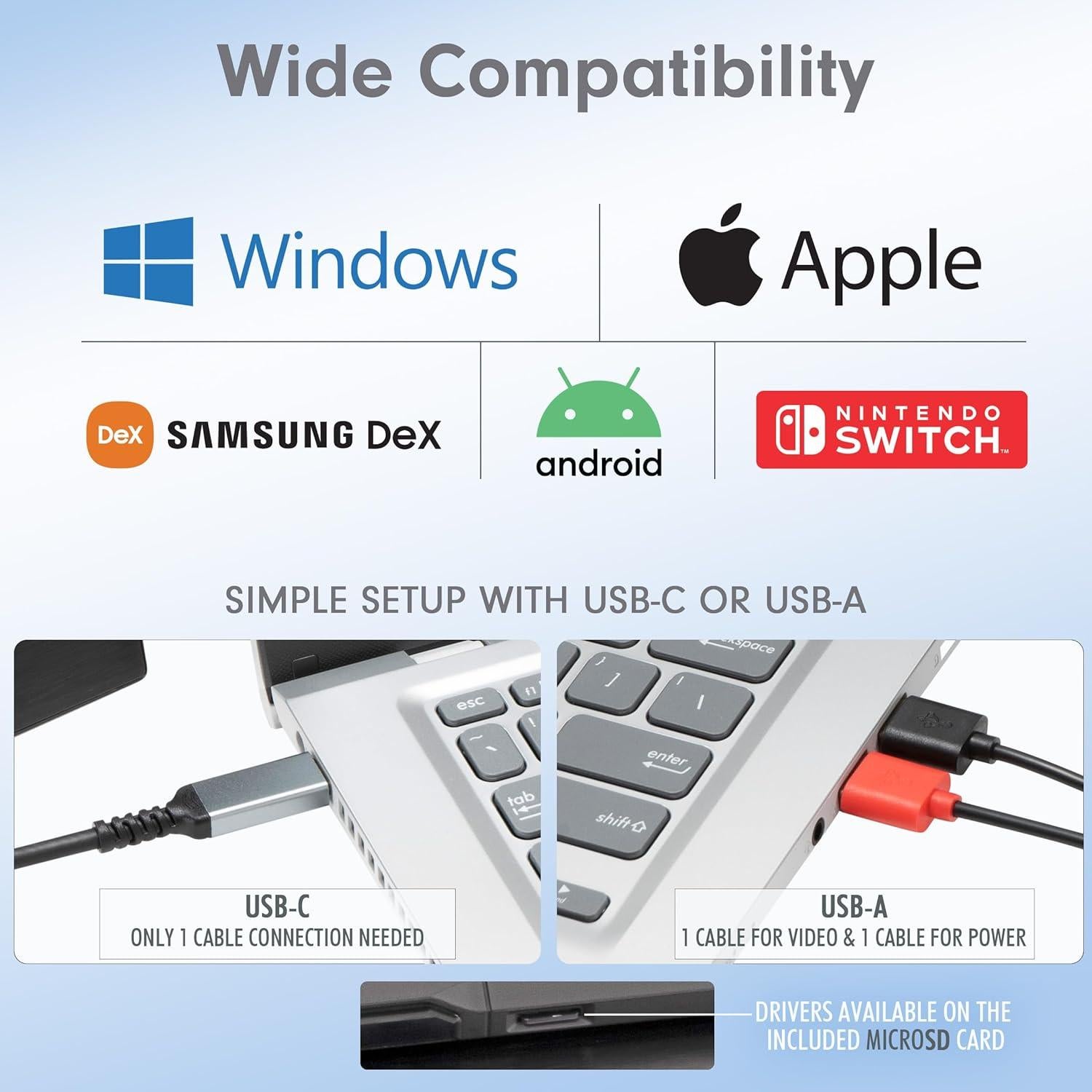 Monitor Portátil Asani P2Pro 13.3" Full HD Tri-Screen