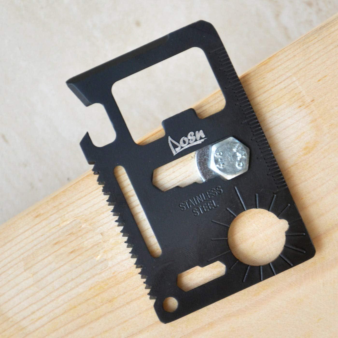 Multiherramienta de Cartera DLOSN 11 en 1 - Regalo para Hombres