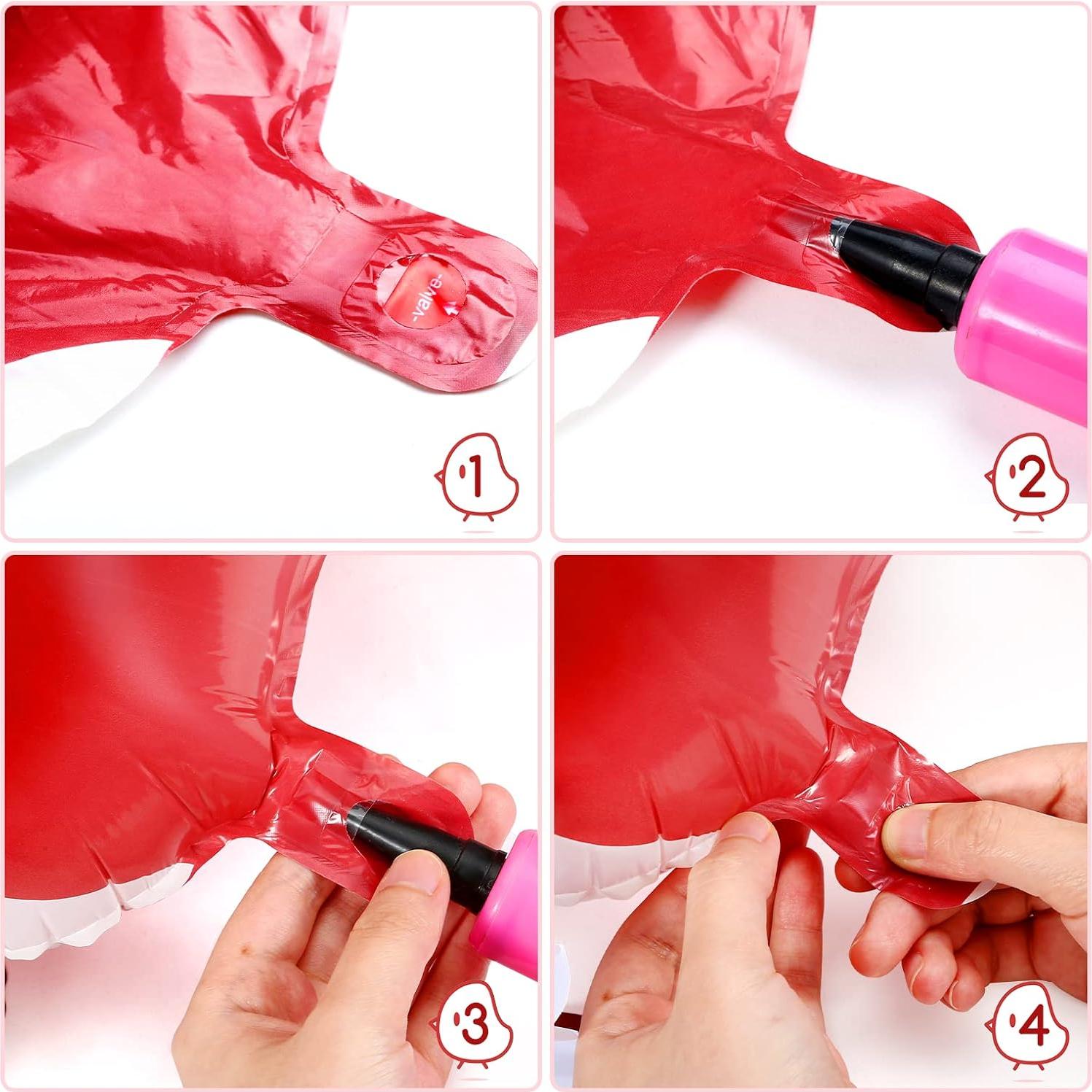 Globos de Animales de Granja Kesote - 6 Piezas 43x63 cm