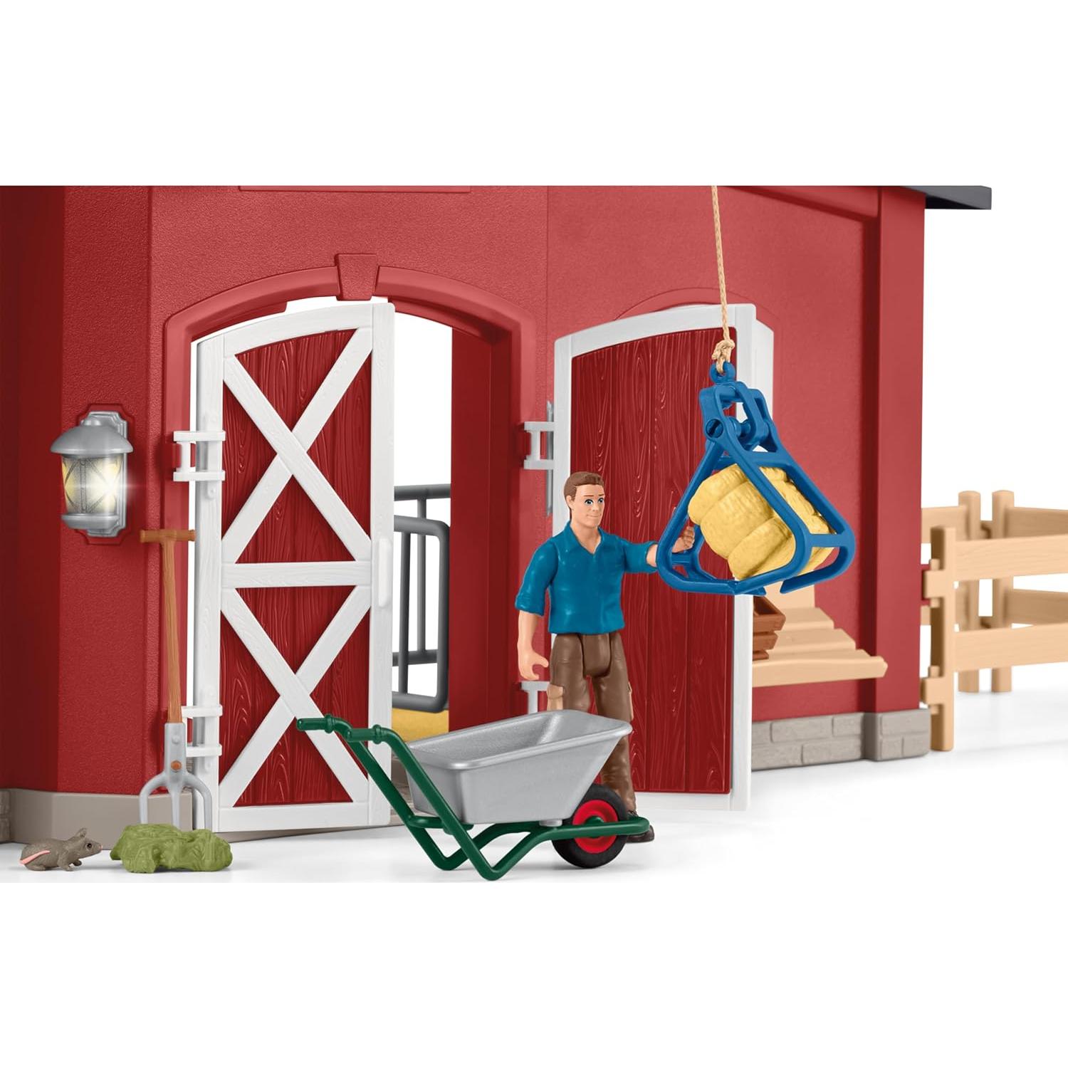 Set de Juego de Granja Schleich 92 Piezas con Animales