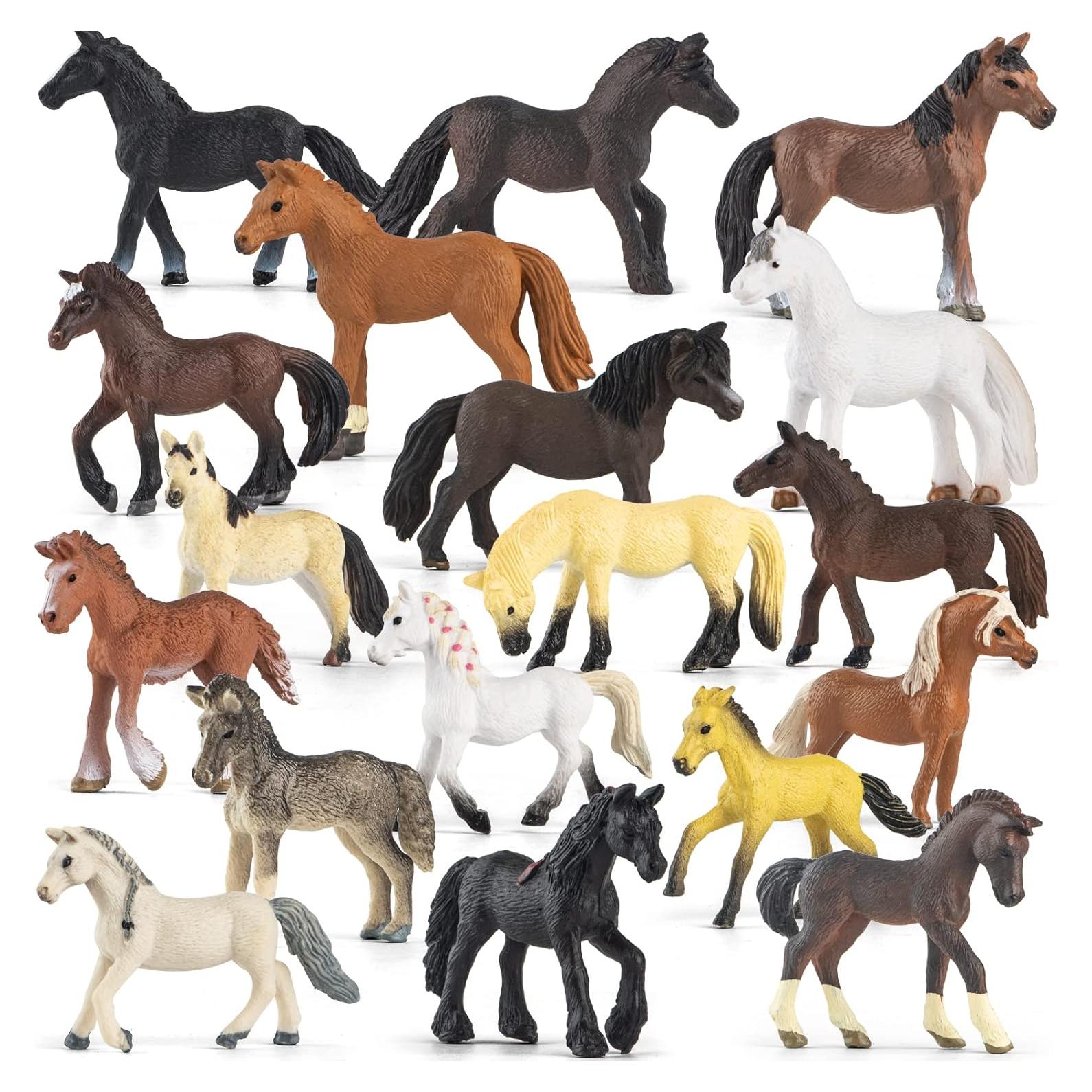 18 Figuras de Caballo Pony Miniatura Divwa - Juguetes Educativos