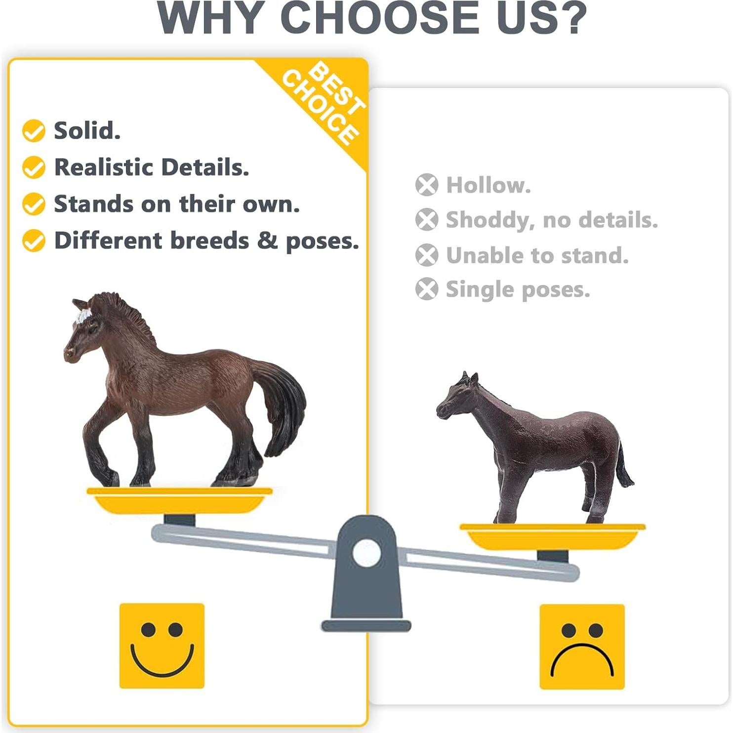 18 Figuras de Caballo Pony Miniatura Divwa - Juguetes Educativos