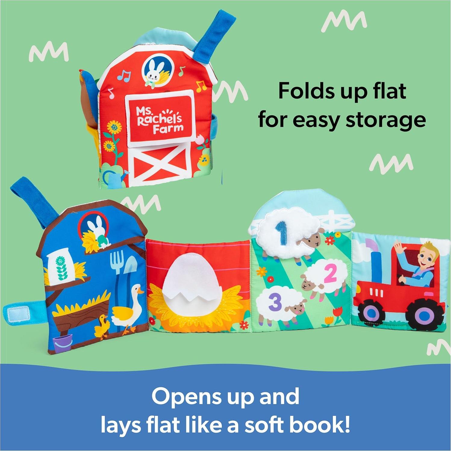 Libro Suave de Aprendizaje Sensorial Ms. Rachel 21x16 cm