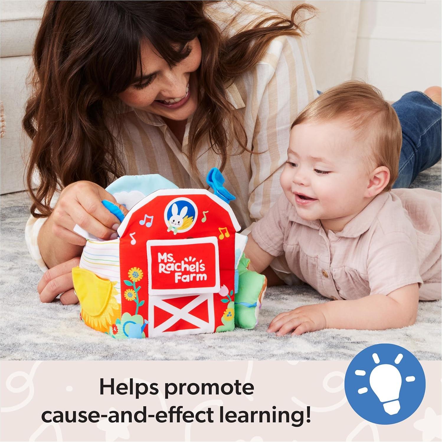 Libro Suave de Aprendizaje Sensorial Ms. Rachel 21x16 cm