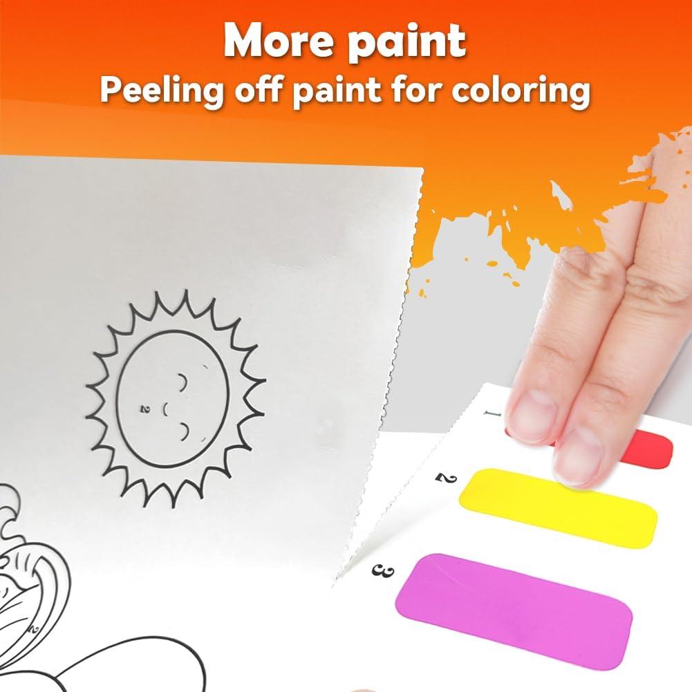 Libro de Pintura Acuarela YMluky Animales de Granja