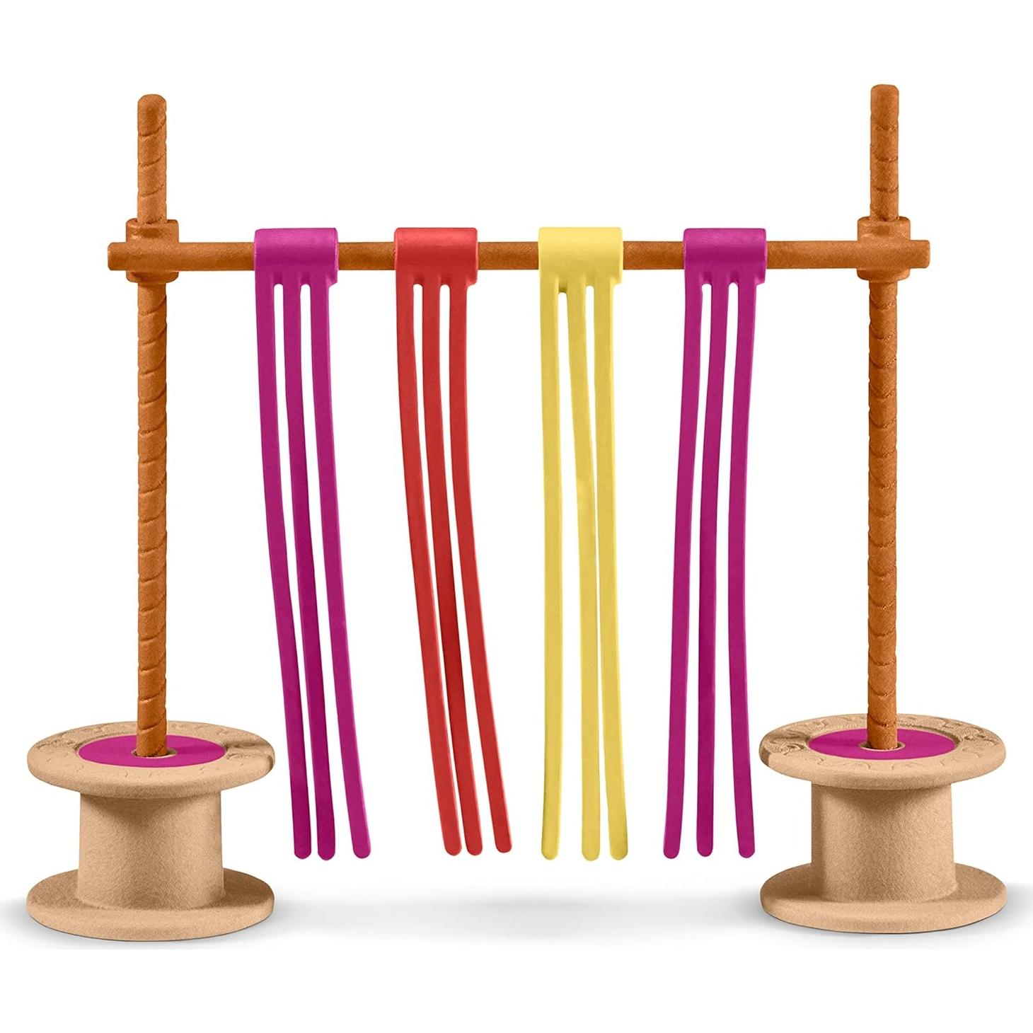 Schleich Farm World, Horse Toy for Girls and Boys, Pony Curtain Obstacle Playset with Horse Figurine 11-Piece Set, Ages 3+