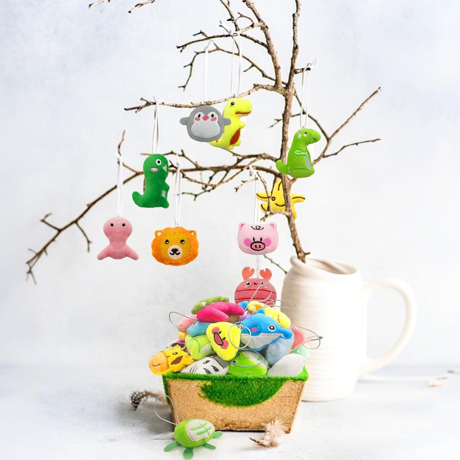 Juego de 40 Mini Juguetes de Peluche Animales XIPEGPA