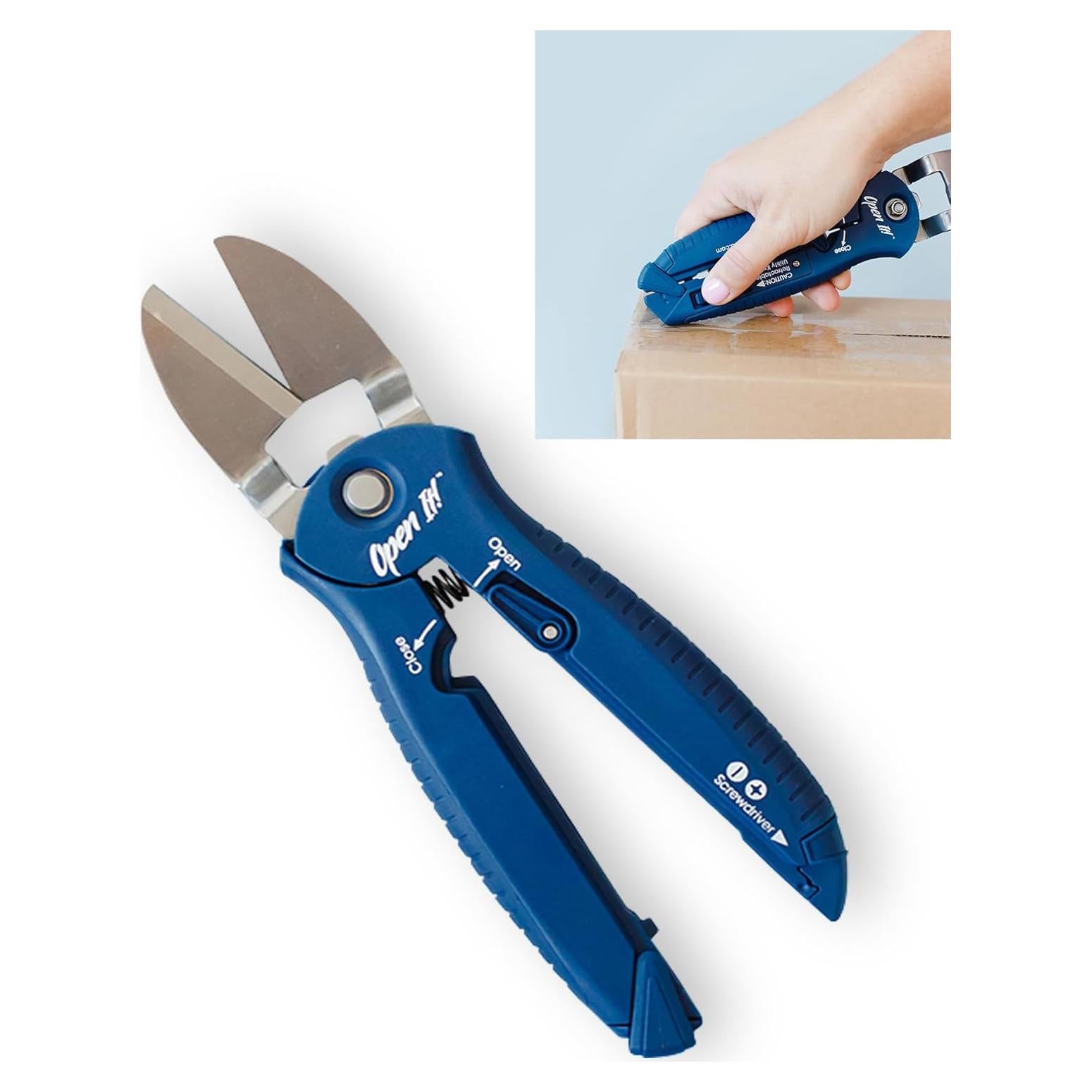 Zibra Open-It! Herramienta Multiuso 4-en-1 Azul