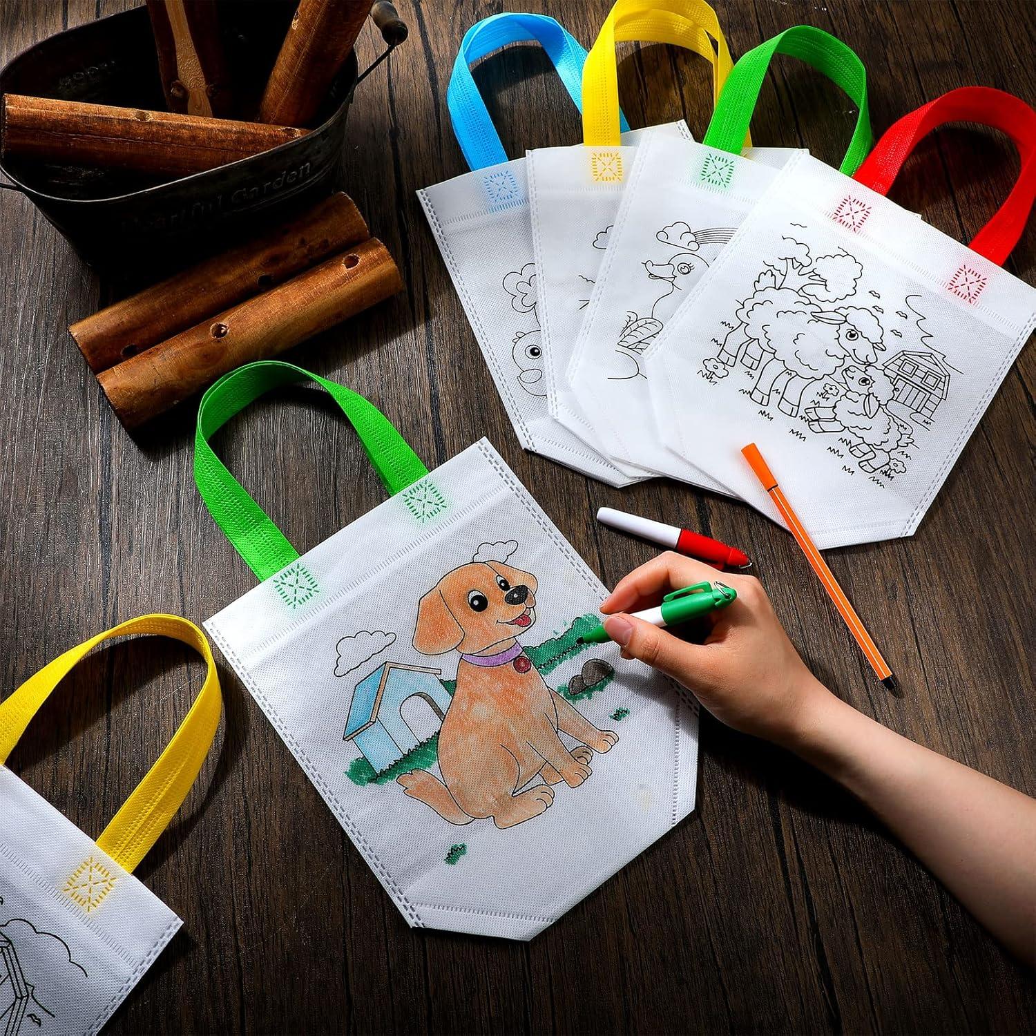 Bolsas de Sorpresa de Granja 45 Pcs Kakctyen para Colorear