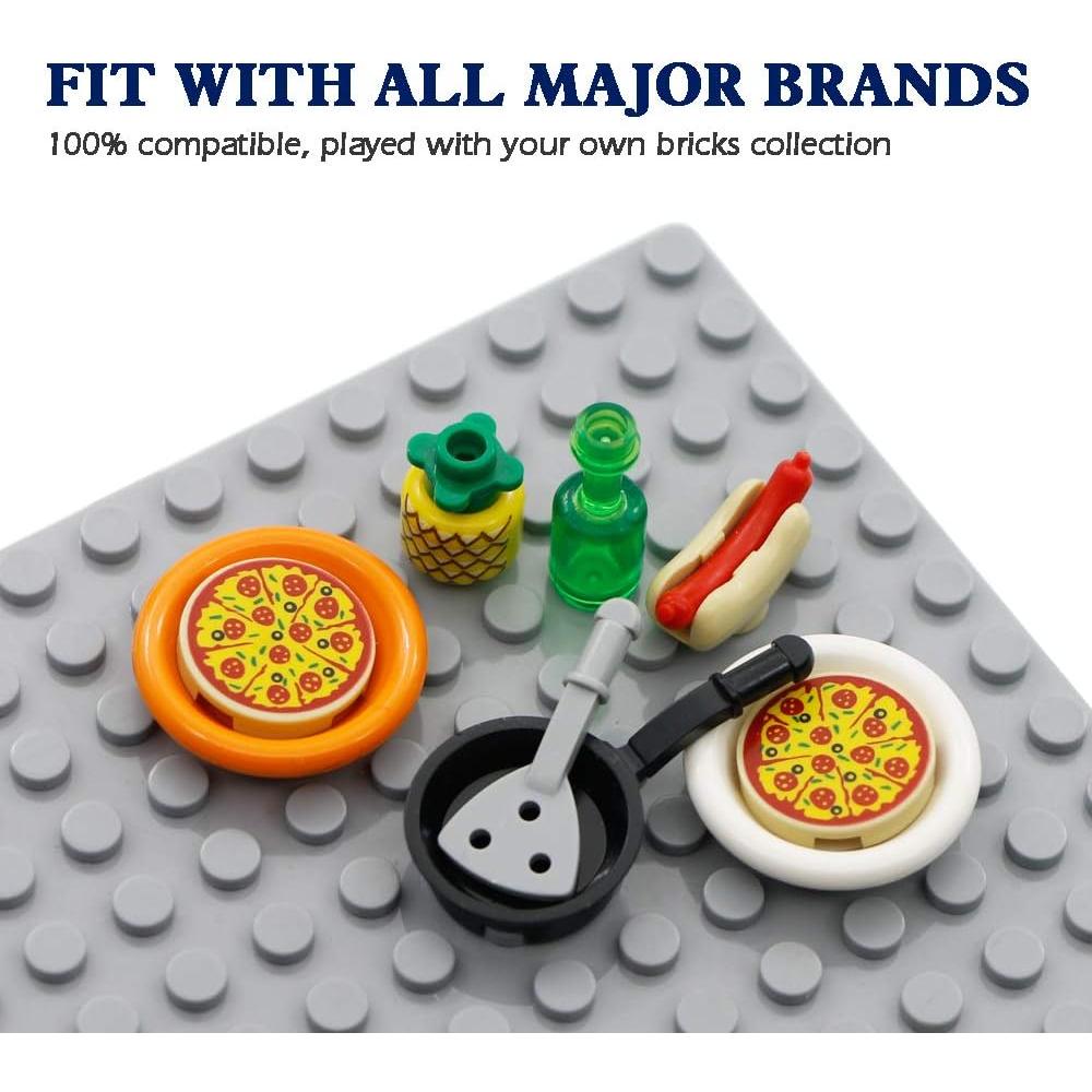 Bloques de Construcción de Comida BroTex - Accesorios para Niños