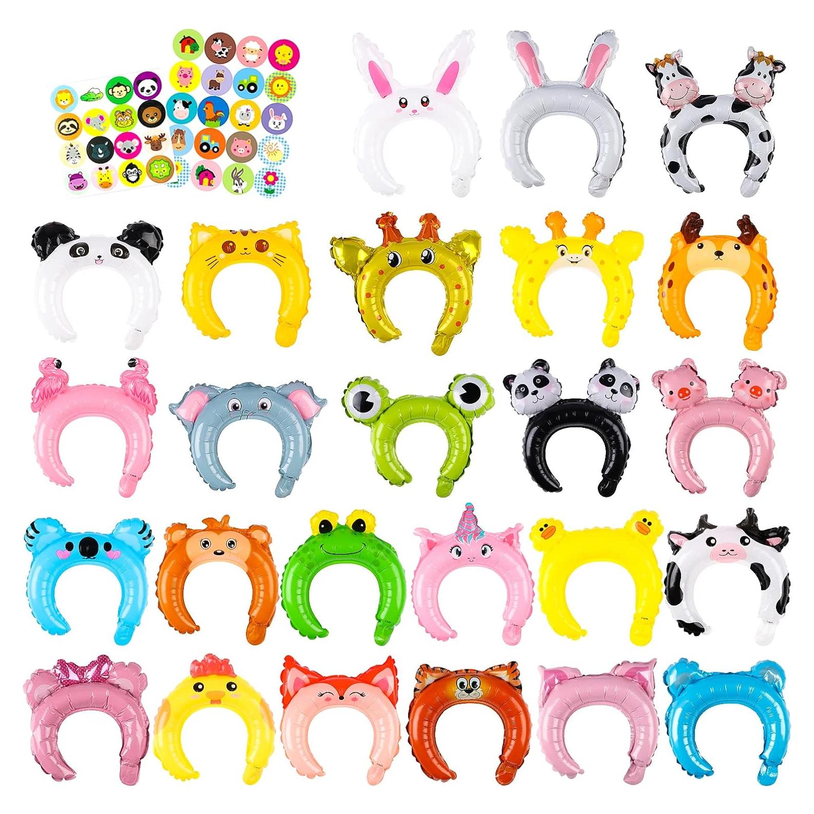 Diademas Inflables de Animales MALLMALL6 50 Piezas para Fiestas