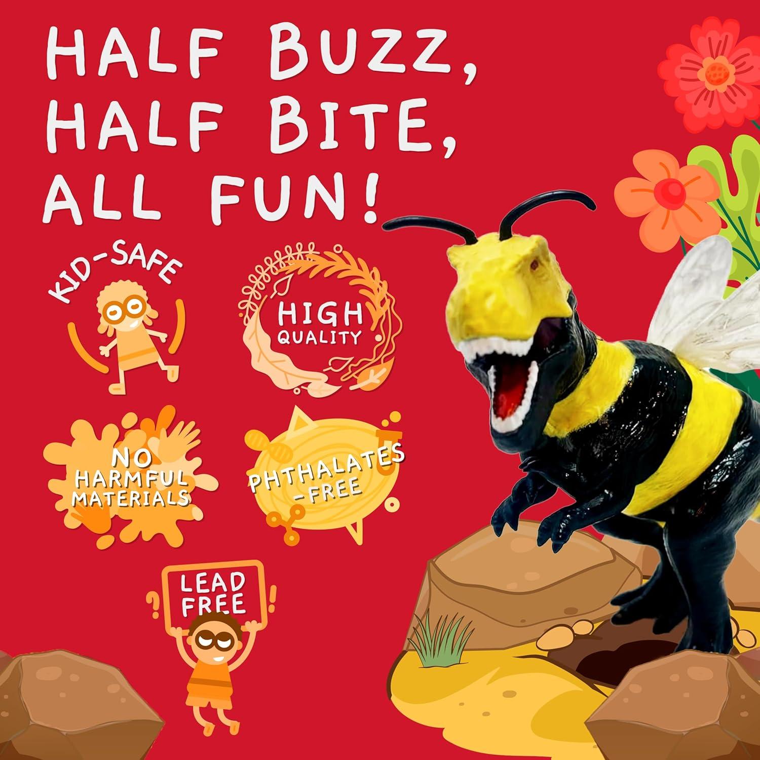 Figuras de Animales Híbridos Randimals B-Rex Mini - 19x7x11cm