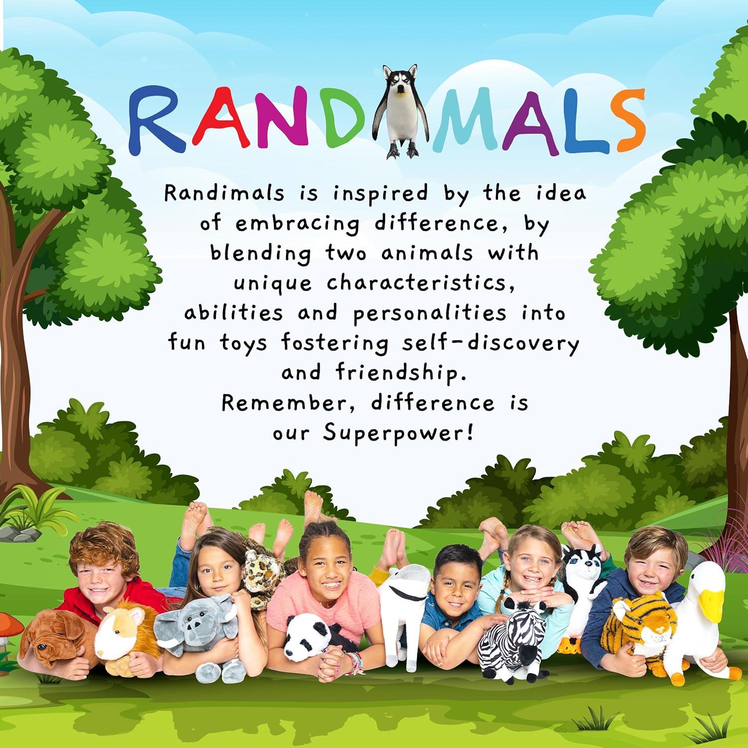 Figuras de Animales Híbridos Randimals B-Rex Mini - 19x7x11cm