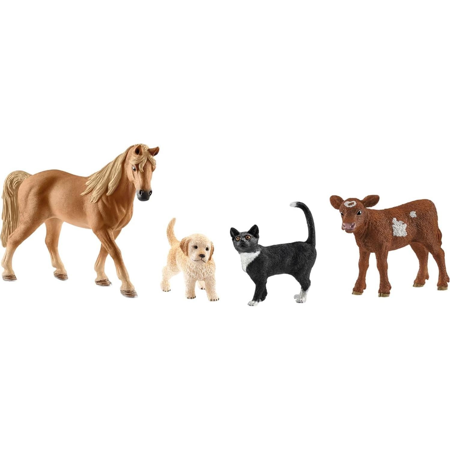 Juego de Figuras de Animales de Granja Schleich 4 Piezas