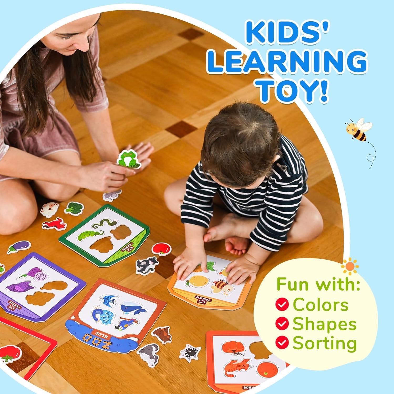 Imanes de Nevera JoyCat para Niños - Granja y Zoológico 50PCS