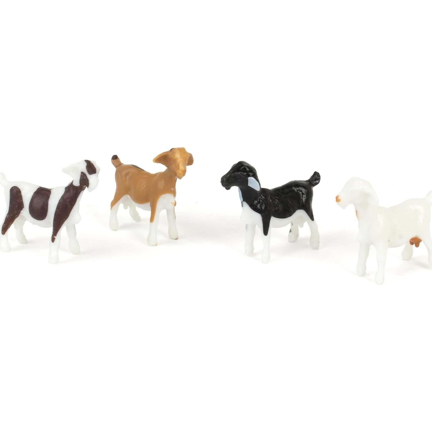 Paquete de 25 Cabras ERTL 1/64 para Modelos de Granja