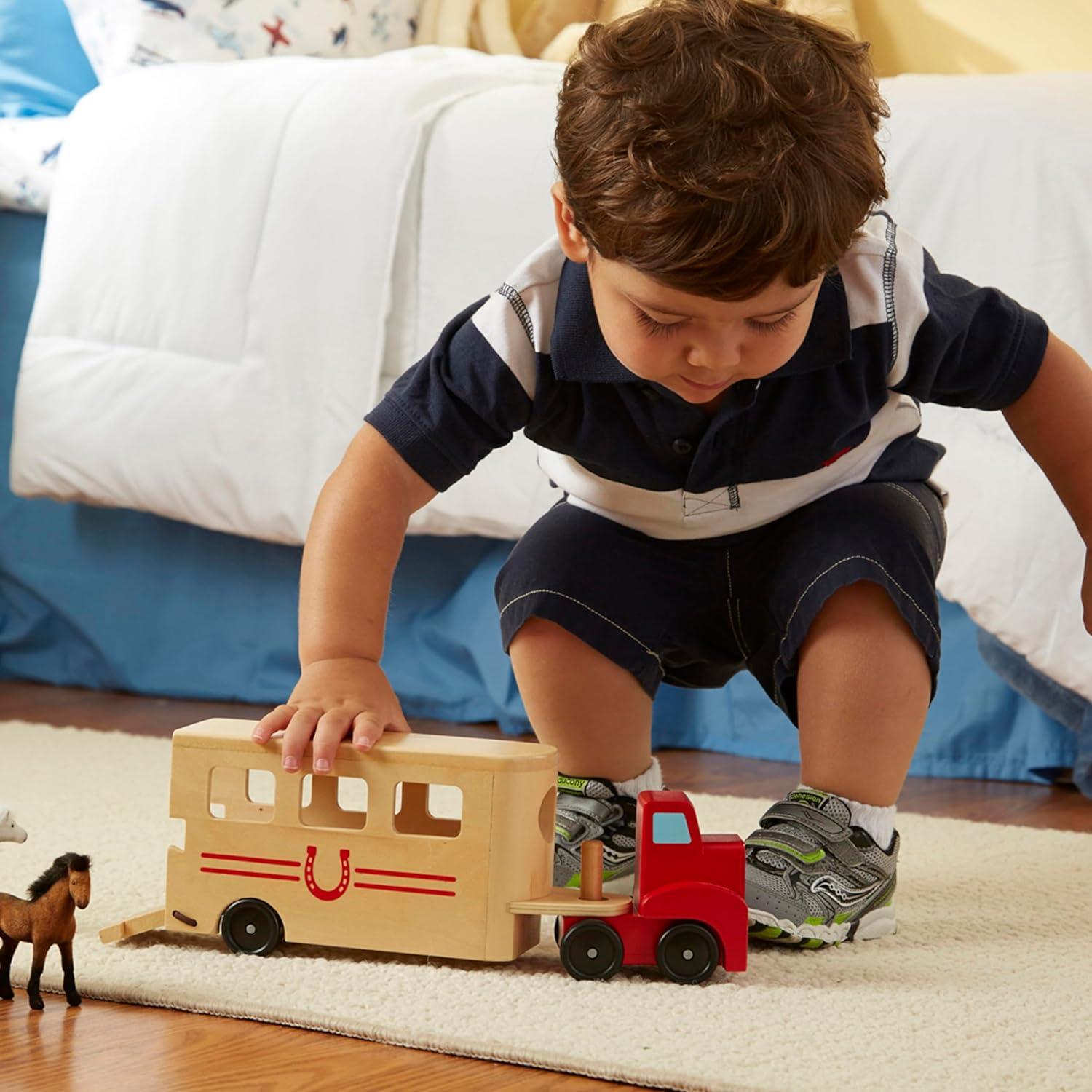 Juego de Transporte de Caballos Melissa & Doug con Rampa