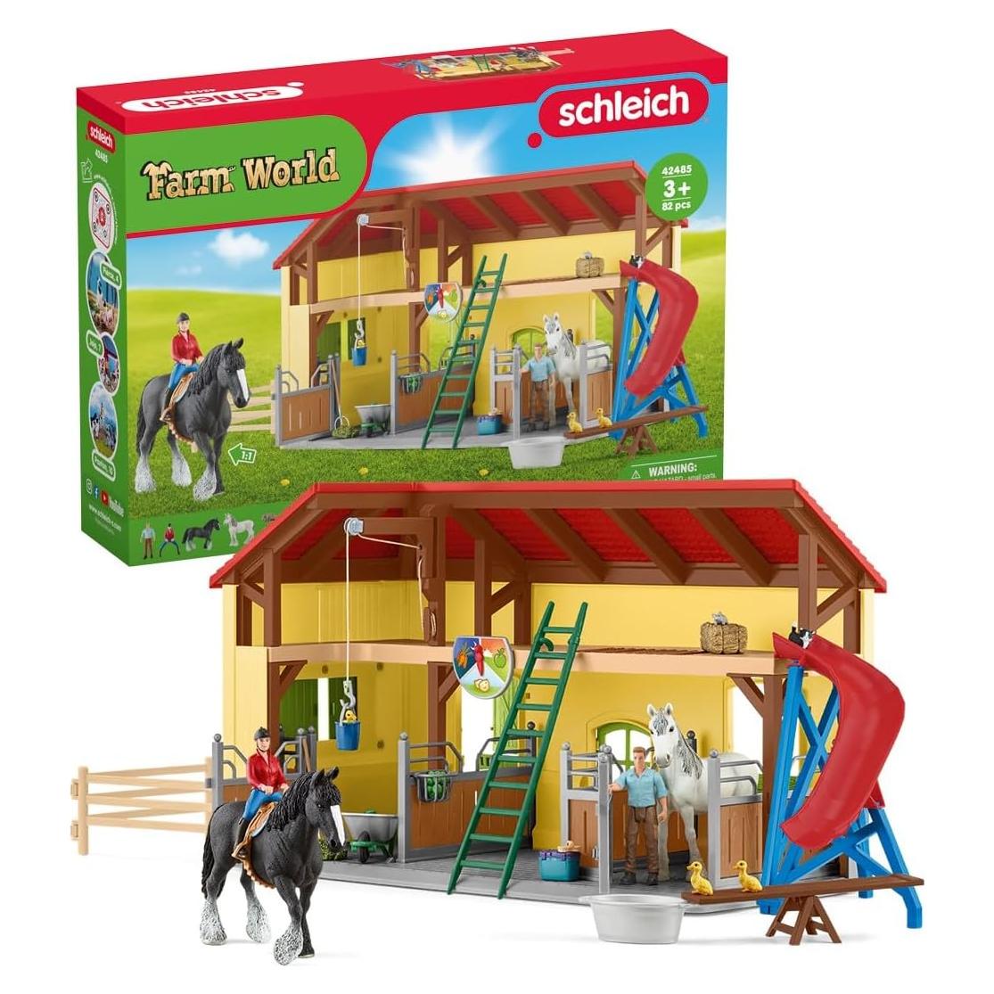 Set de Juego de Granja Schleich 30 Piezas Animales 3+