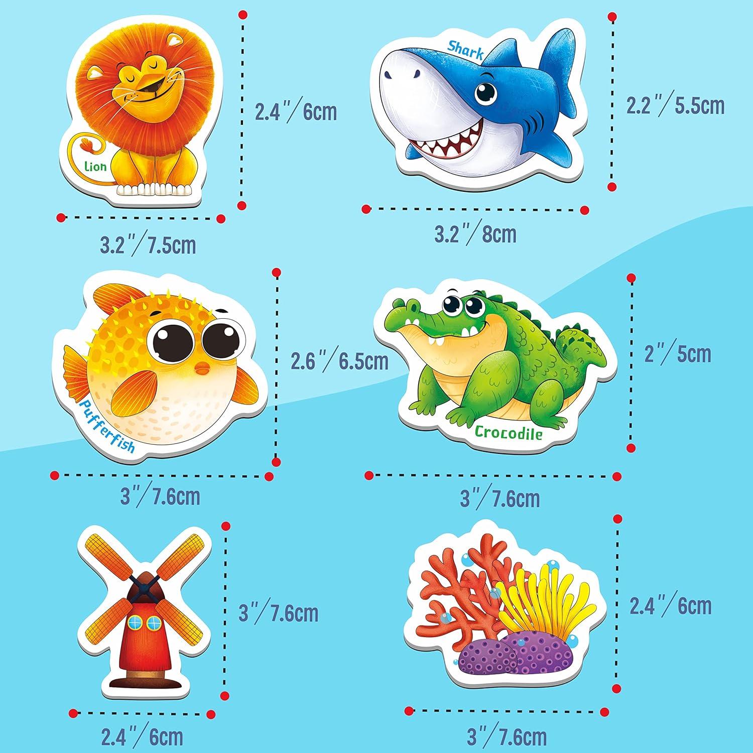 Imanes Magnéticos de Animales 65 PCS SpriteGru - Juguetes Educativos