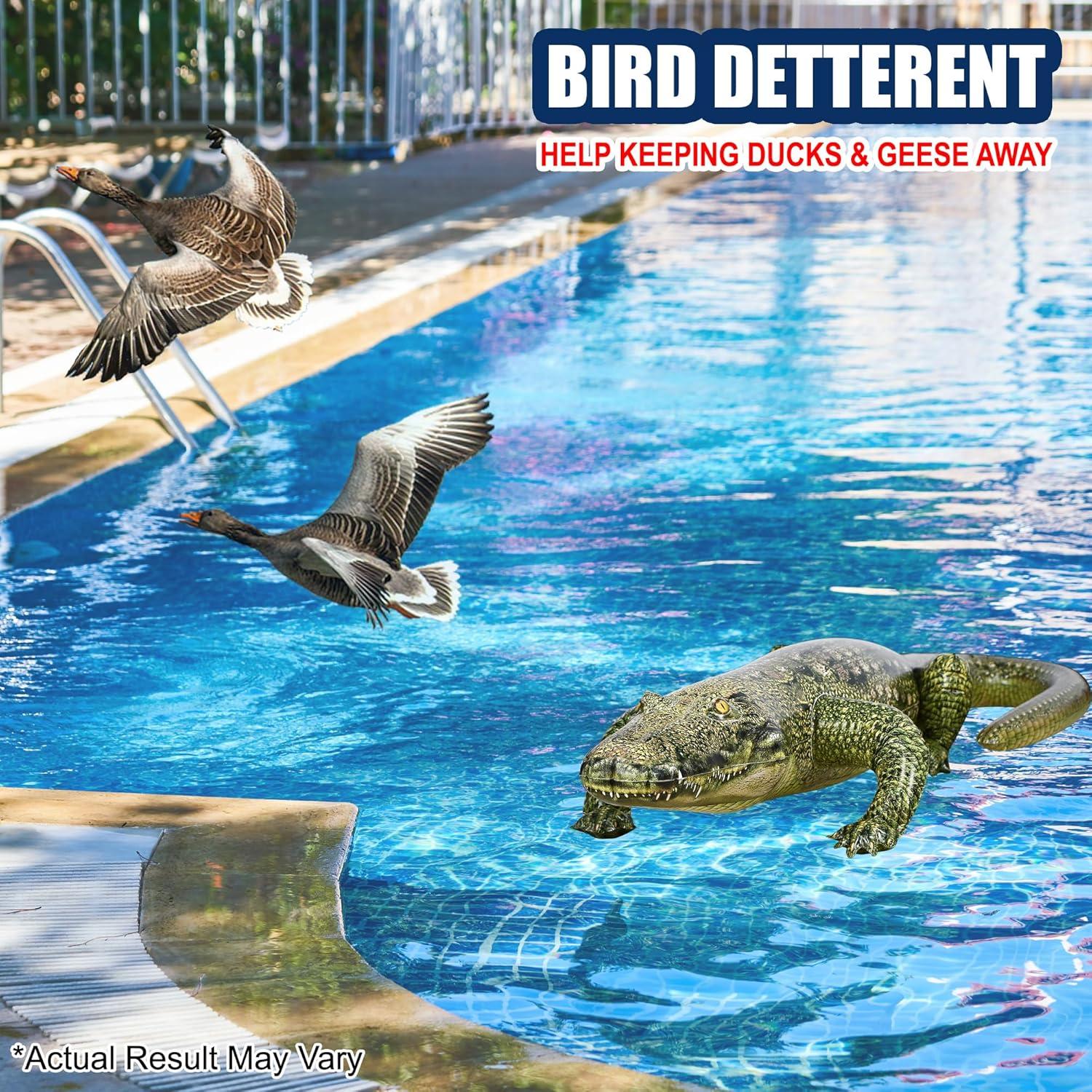 Cocodrilo Inflable Jet Creations 124 cm Verde Realista