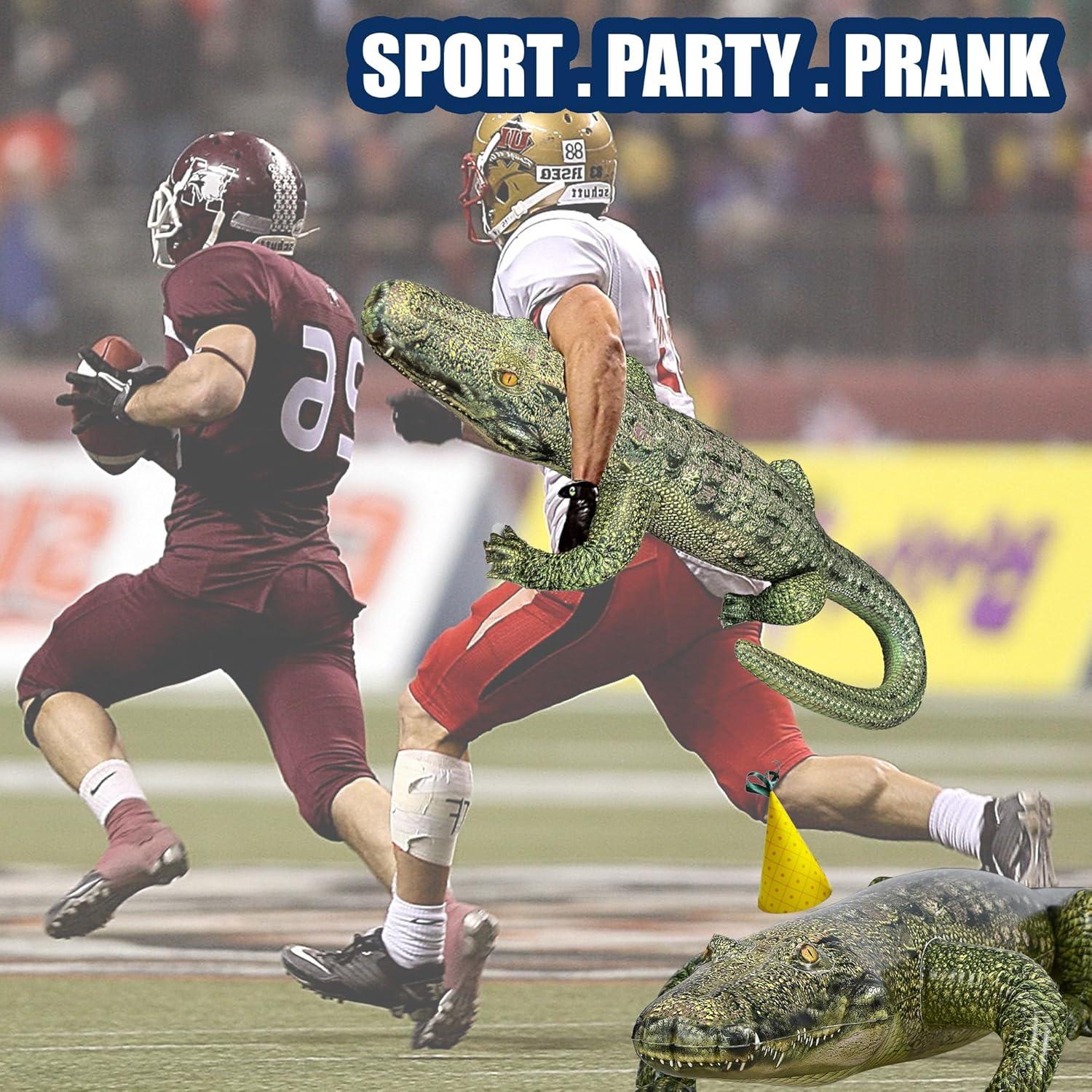 Cocodrilo Inflable Jet Creations 124 cm Verde Realista