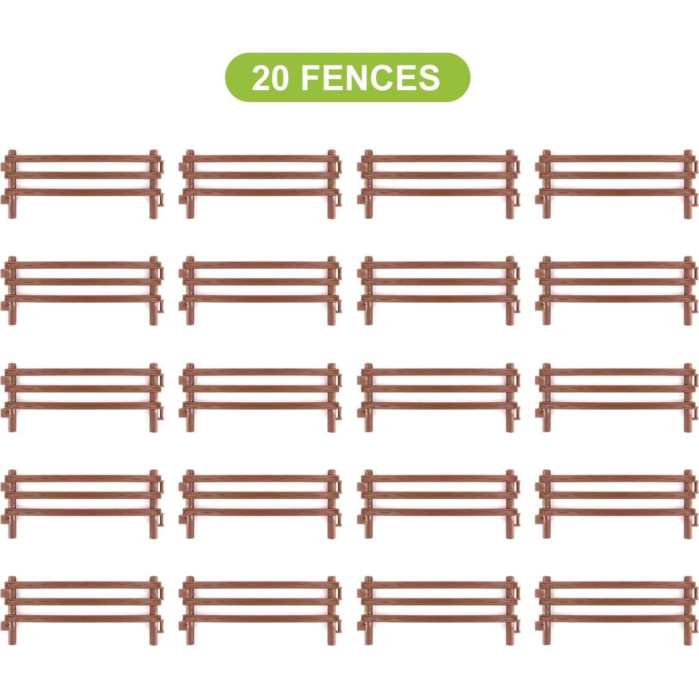 Juego de Cerca de Corral de Granja Volnau 20 Piezas