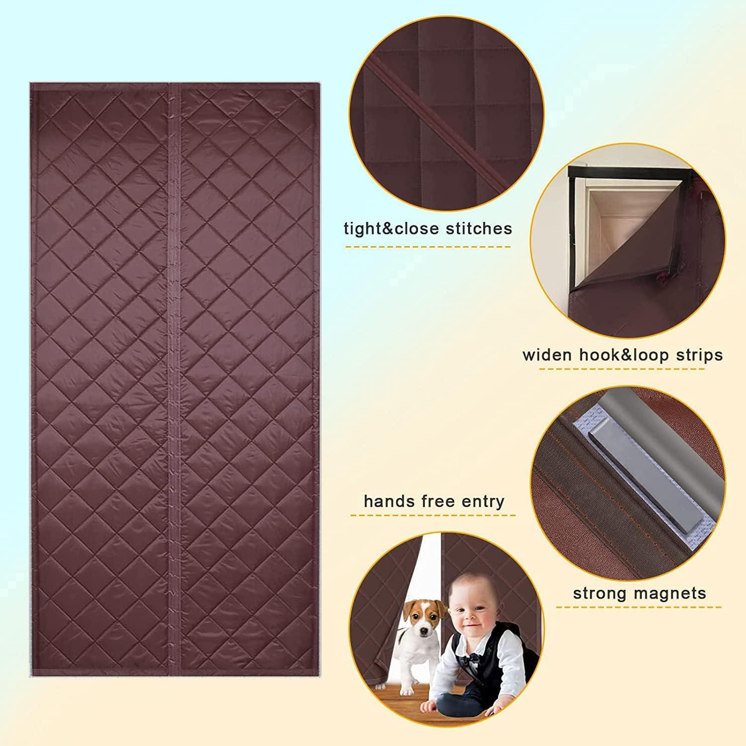 Cortina de Puerta Aislante Magnética Figermoon 81x203 cm