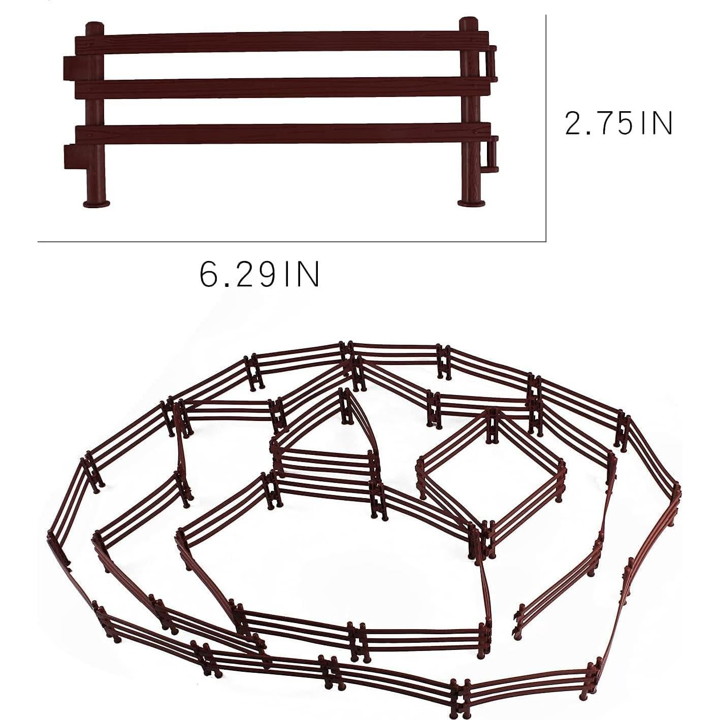 Juego de Cerca de Corral de Granja 40PCS LC JoyCre