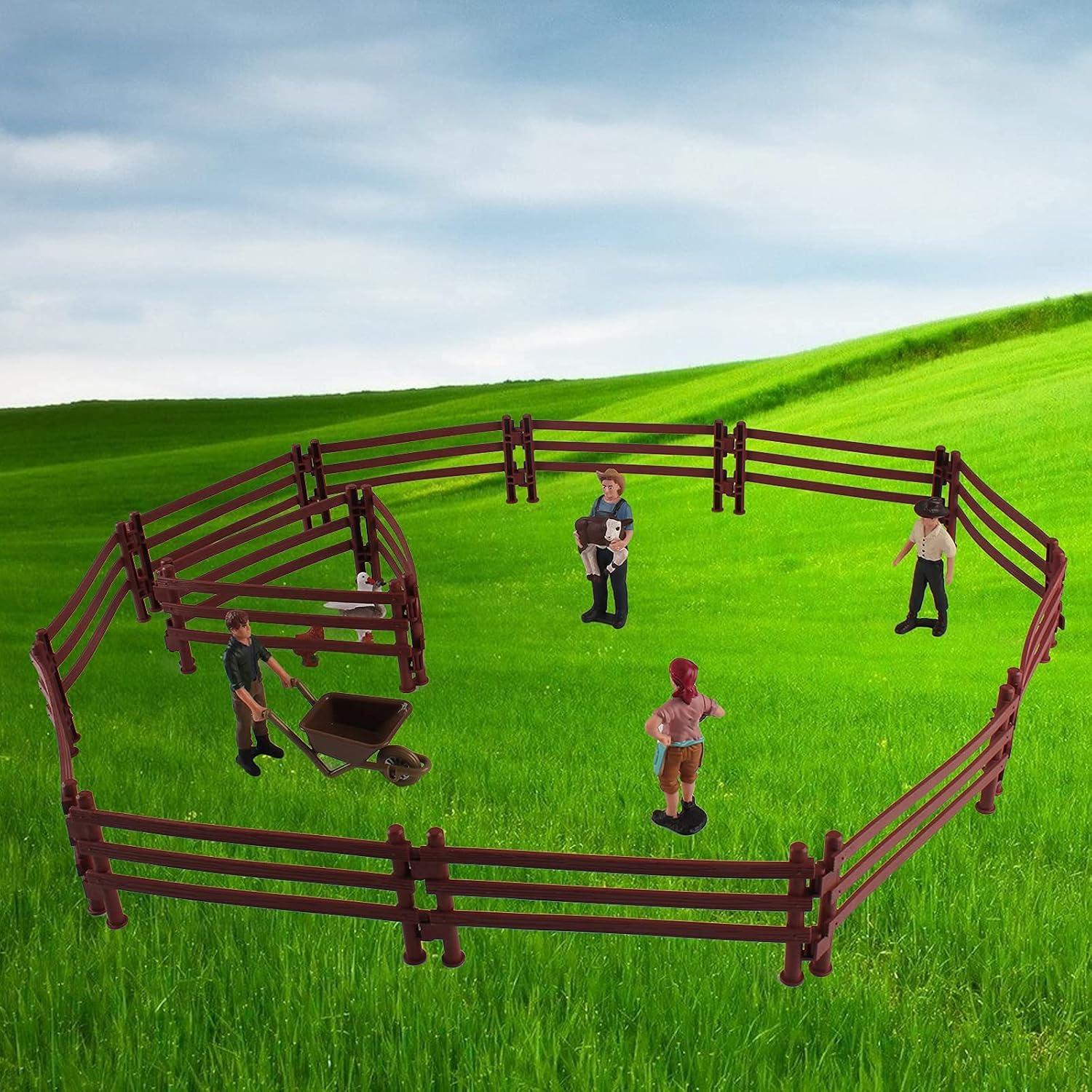 Juego de Cerca de Corral de Granja 40PCS LC JoyCre