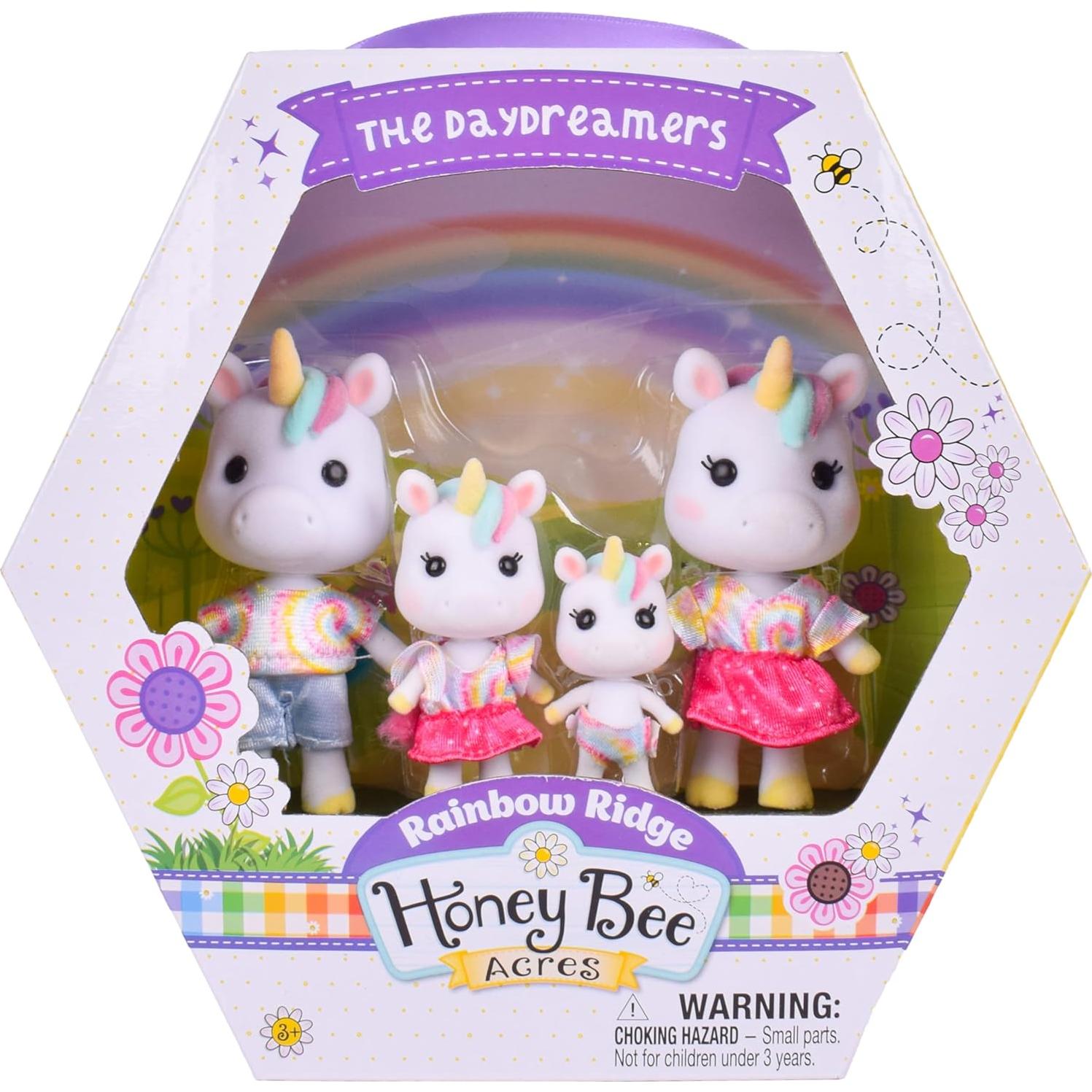 Familia Unicornio Daydreamers Sunny Days 4 Muñecas Aterciopeladas