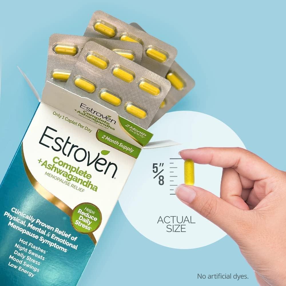Estroven Completo + Ashwagandha Suplemento Menopausia 60 Comp.