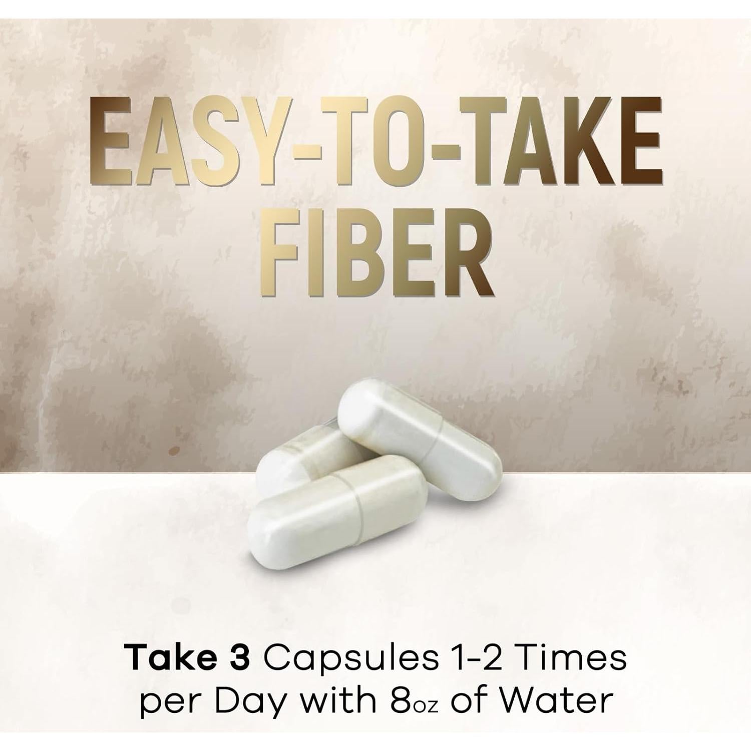 Cápsulas de fibra de cáscara de psyllium 1500mg Health Nutrition