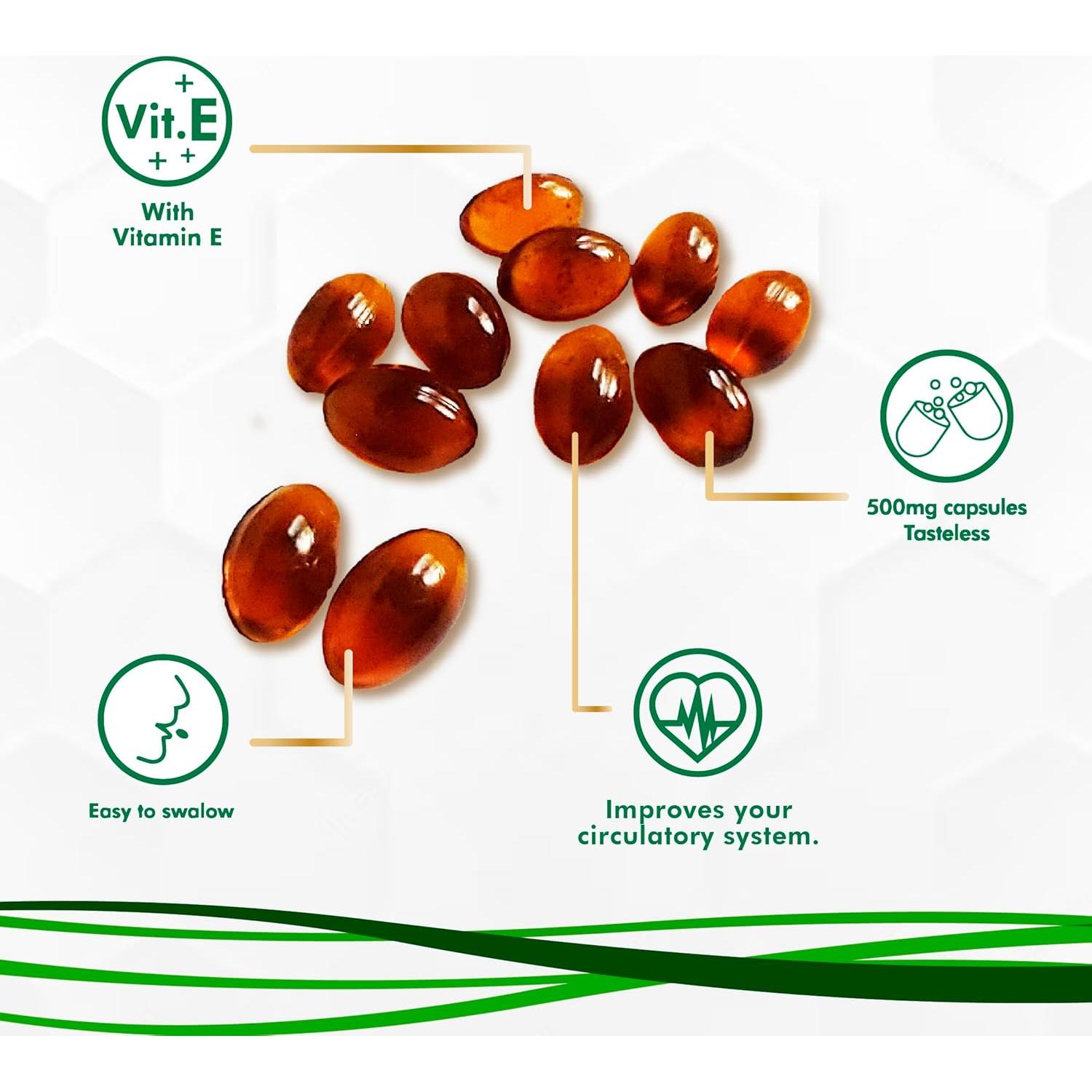 Cápsulas de Propóleos Salud Propolis 1000mg con Vitamina E