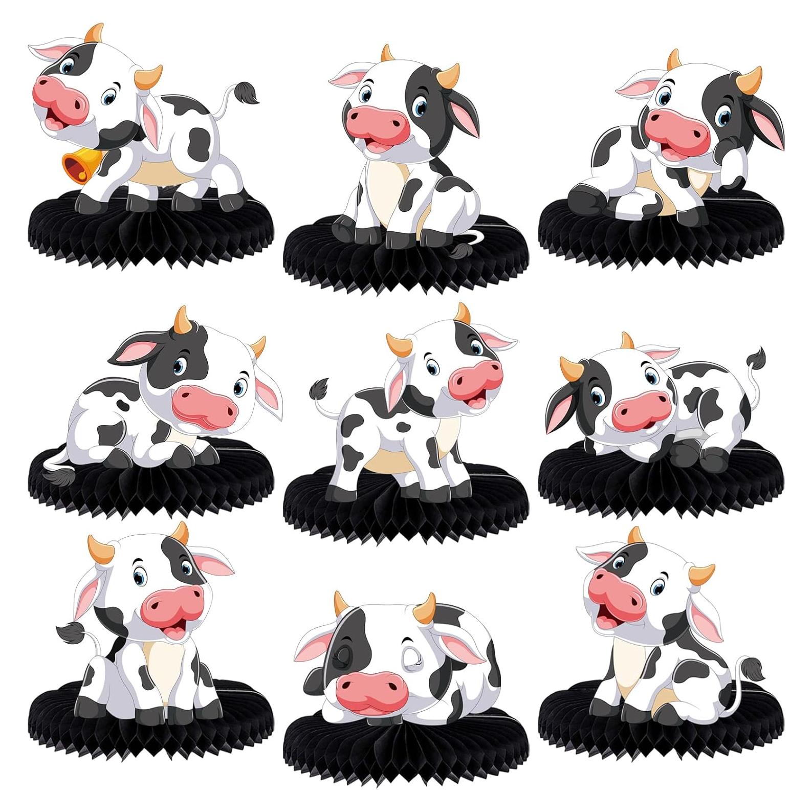 Centros de Mesa de Panal de Vaca 9 Pcs ZCPTZ Decoración Fiesta