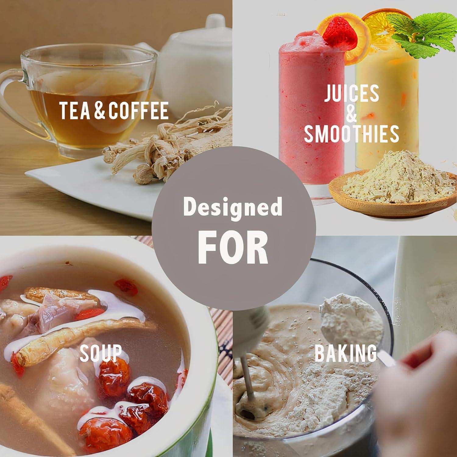 Ginseng Americano Zen 113.4g - Raíz Jumbo para Energía y Salud