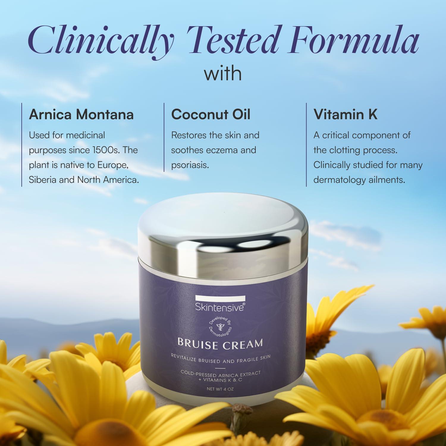 Crema Hidratante Skintensive con Árnica y Vitaminas K, C, E - 113.4 g