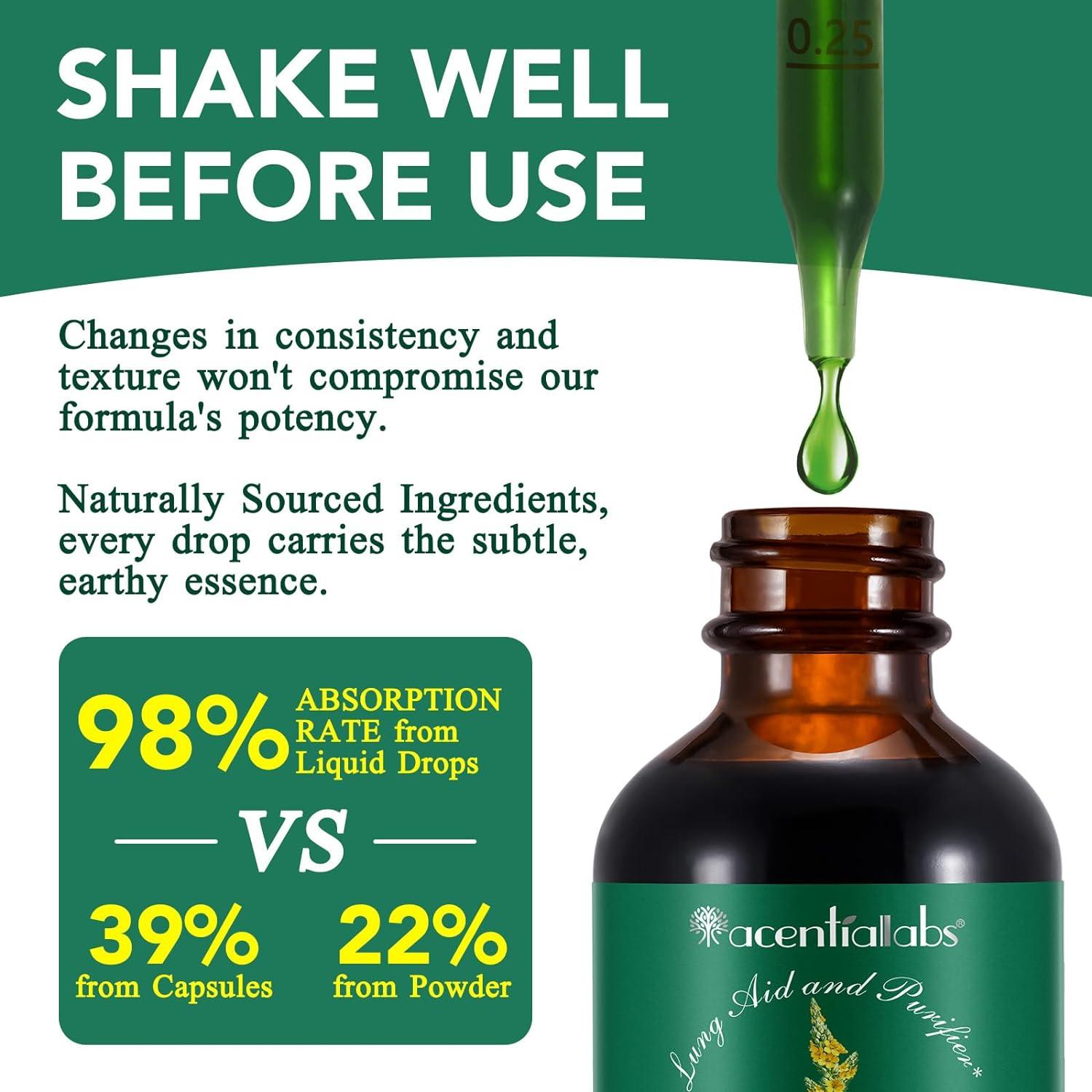 Gotas de Mullein 59.15 ml - Suplemento Natural Respiratorio