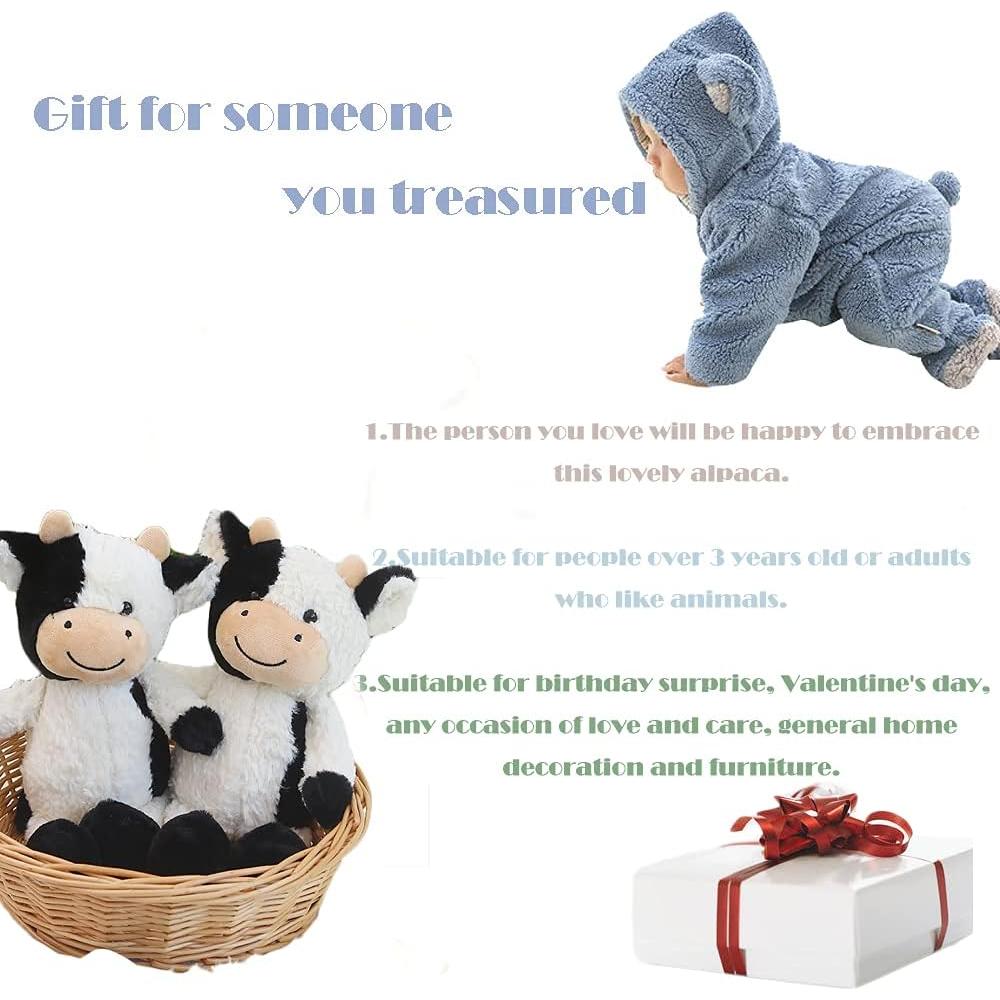 Juguete de Peluche Vaca CHELEI2019 30cm Suave para Niños