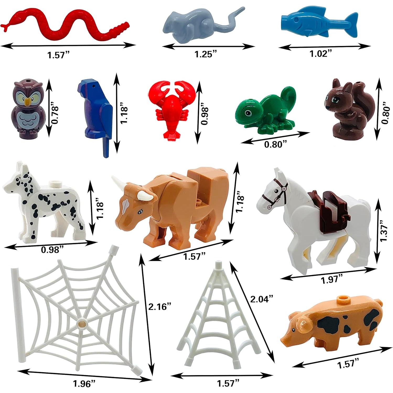 Juego de 39 Figuras de Animales SAIBURAZ Juguete Educativo