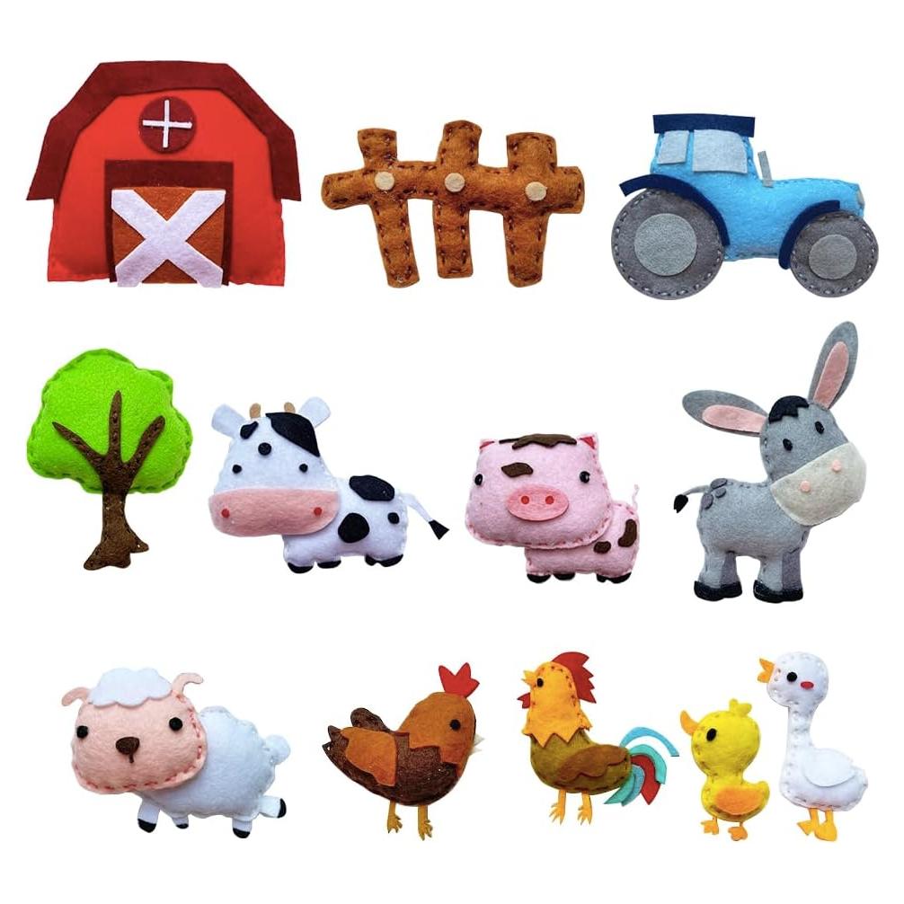 Kit de Costura de Fieltro MOVEBO para Niños 6-12 Años