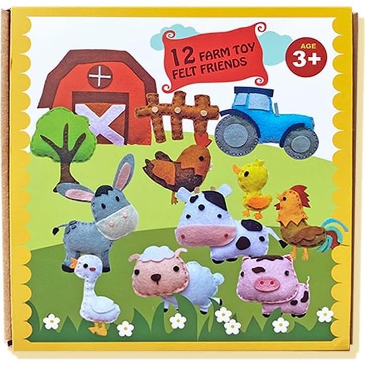 Kit de Costura de Fieltro MOVEBO para Niños 6-12 Años