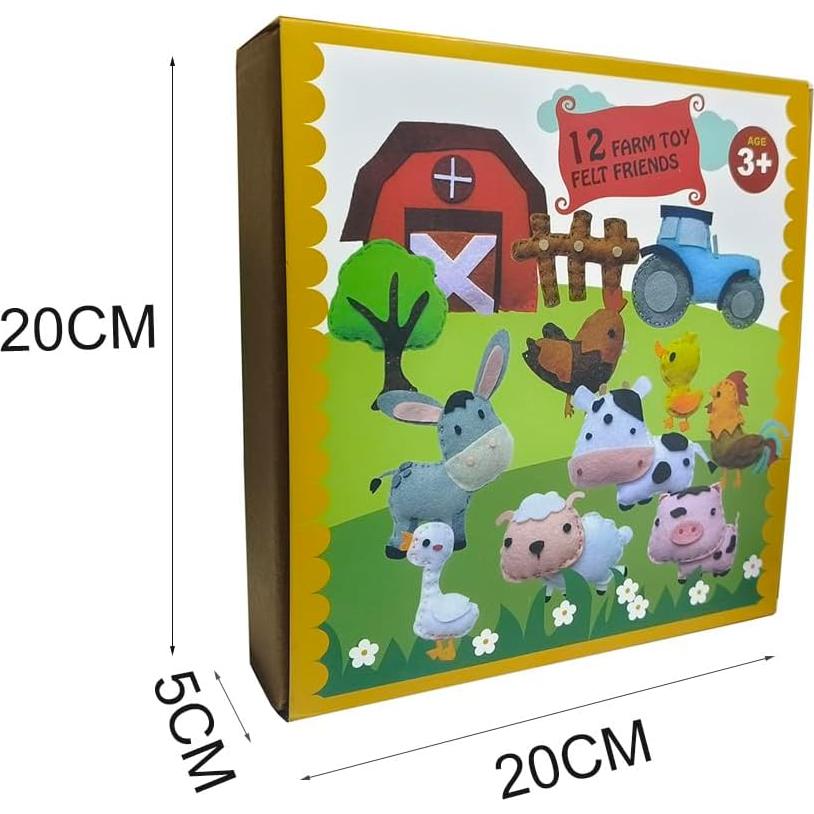 Kit de Costura de Fieltro MOVEBO para Niños 6-12 Años