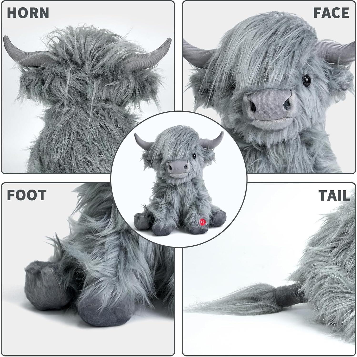 Peluche de Vaca Tonpect 25 cm con Sonido de Mugido