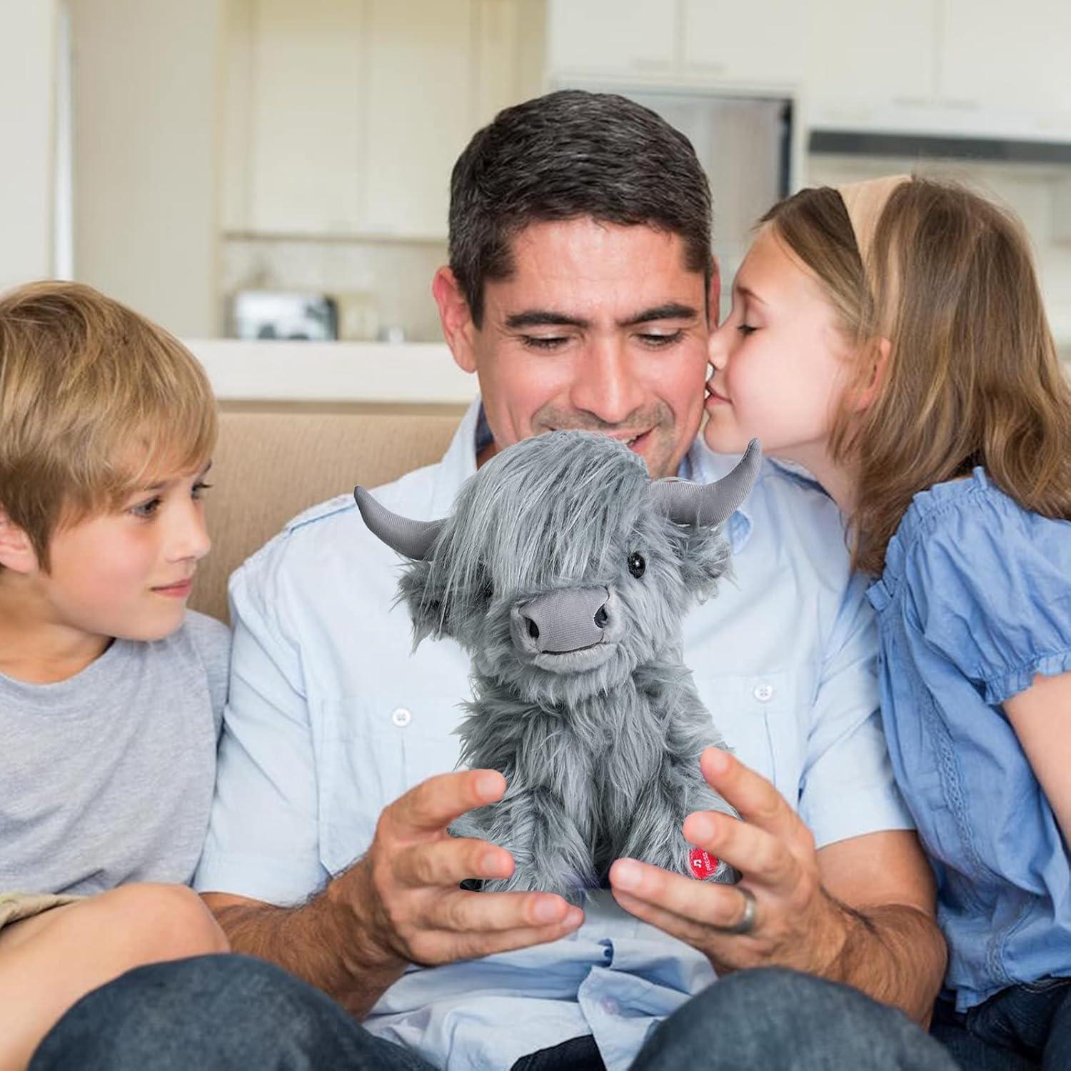 Peluche de Vaca Tonpect 25 cm con Sonido de Mugido