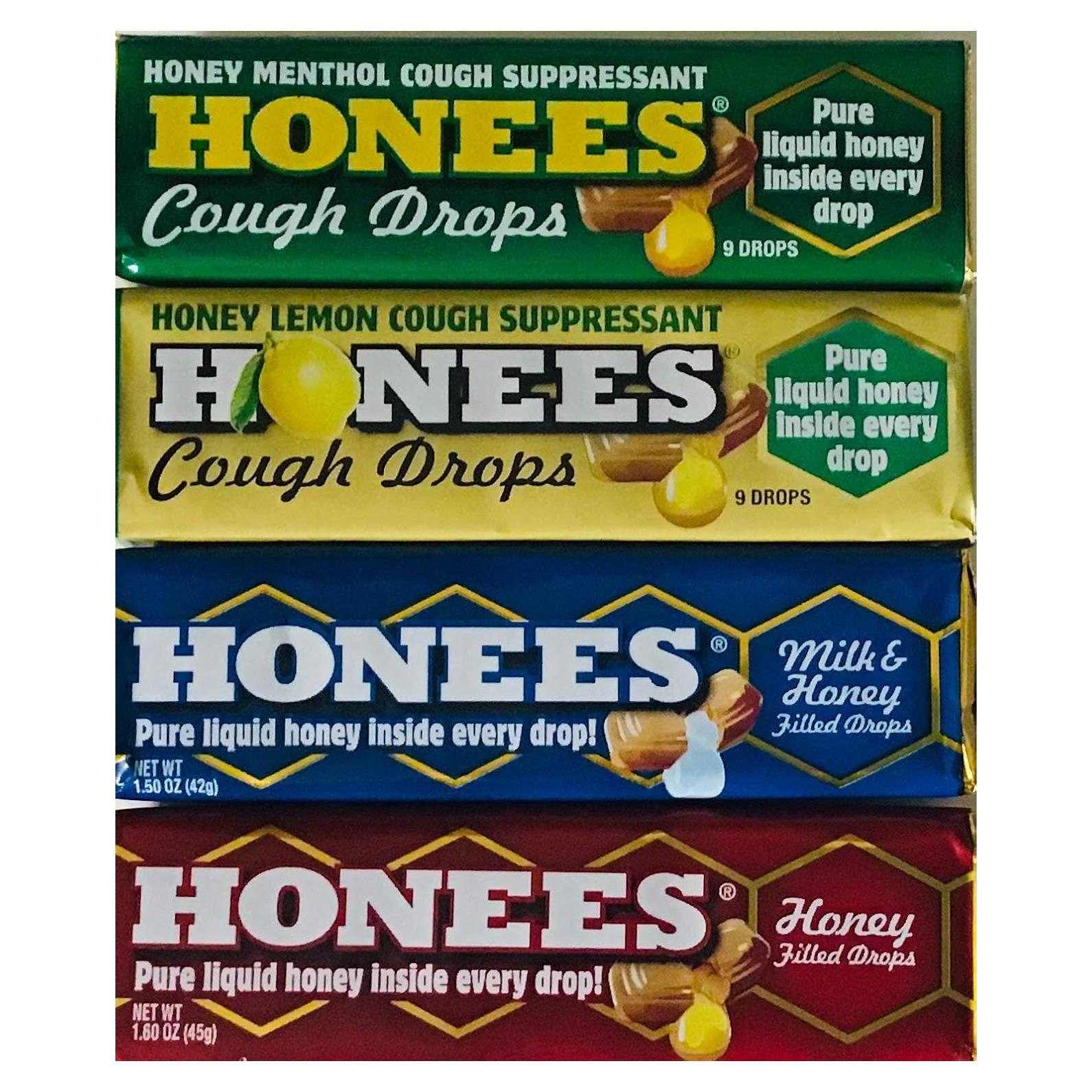 Caramelos Rellenos de Miel HONEES - Paquete Variado 36 Unidades