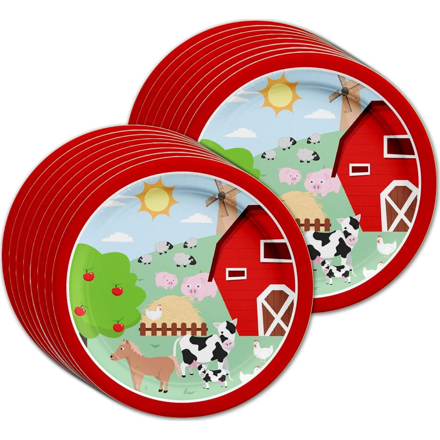 Suministros Fiesta Cumpleaños Animales Granja Birthday Galore