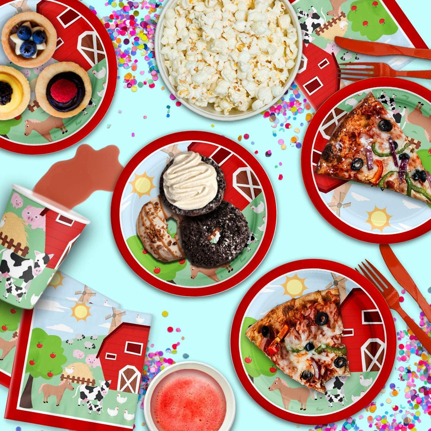 Suministros Fiesta Cumpleaños Animales Granja Birthday Galore