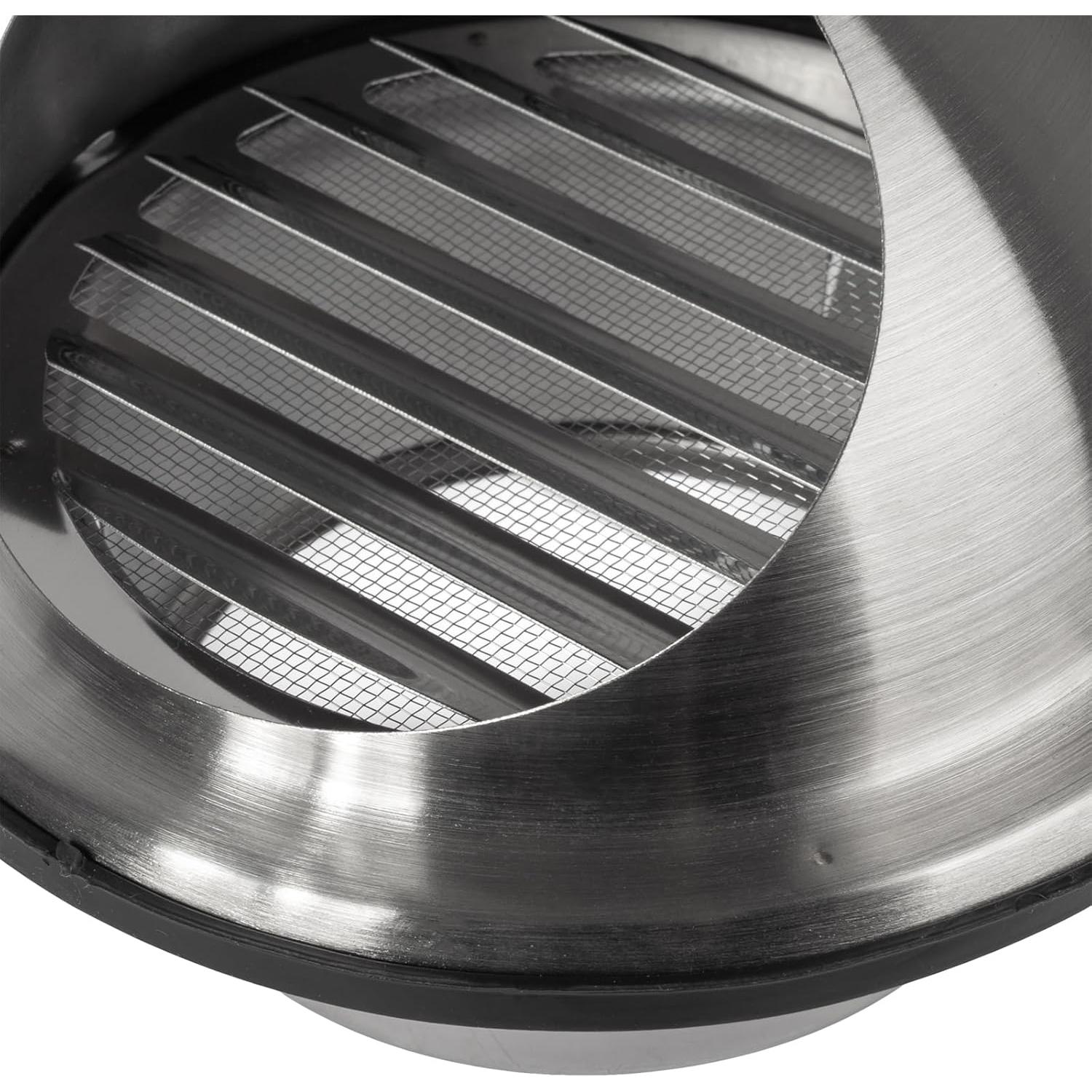 Cubierta de Ventilación Redonda Acero Inoxidable 10 cm